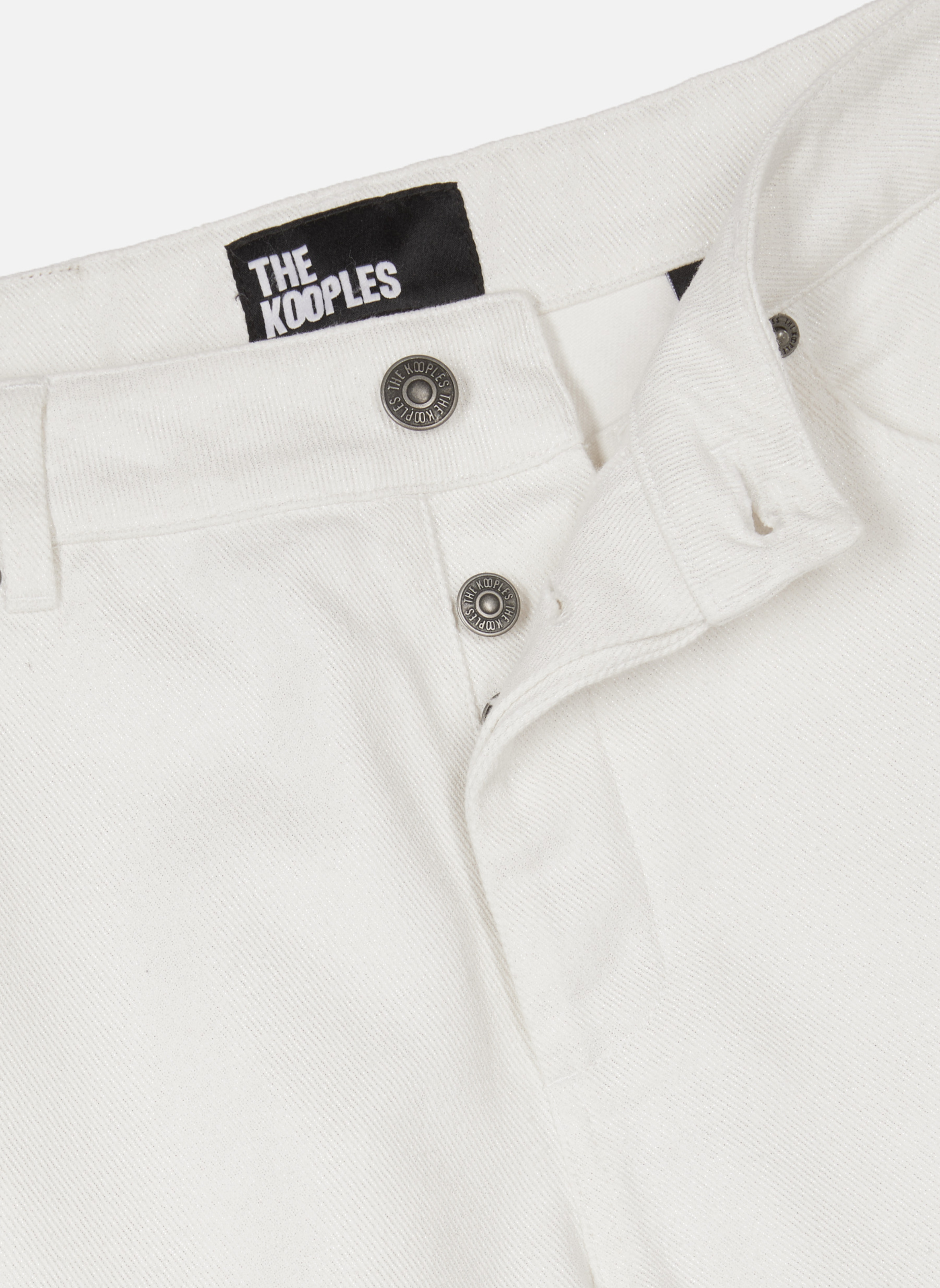 Coated slim jeans THE KOOPLES White