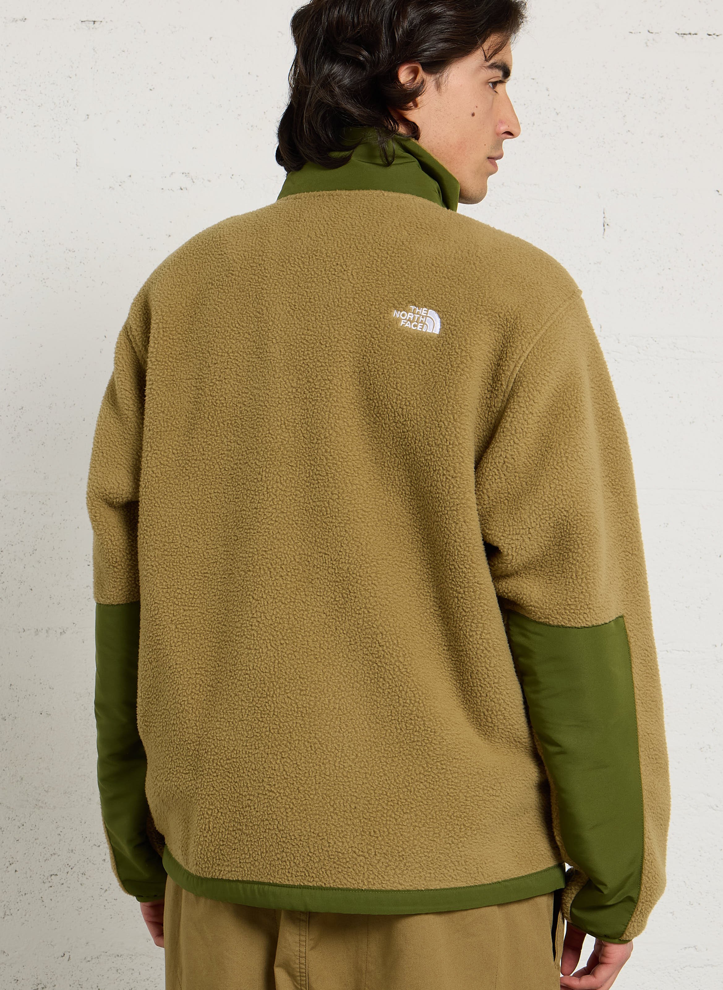 Polaire oversize col montant  THE NORTH FACE Marron