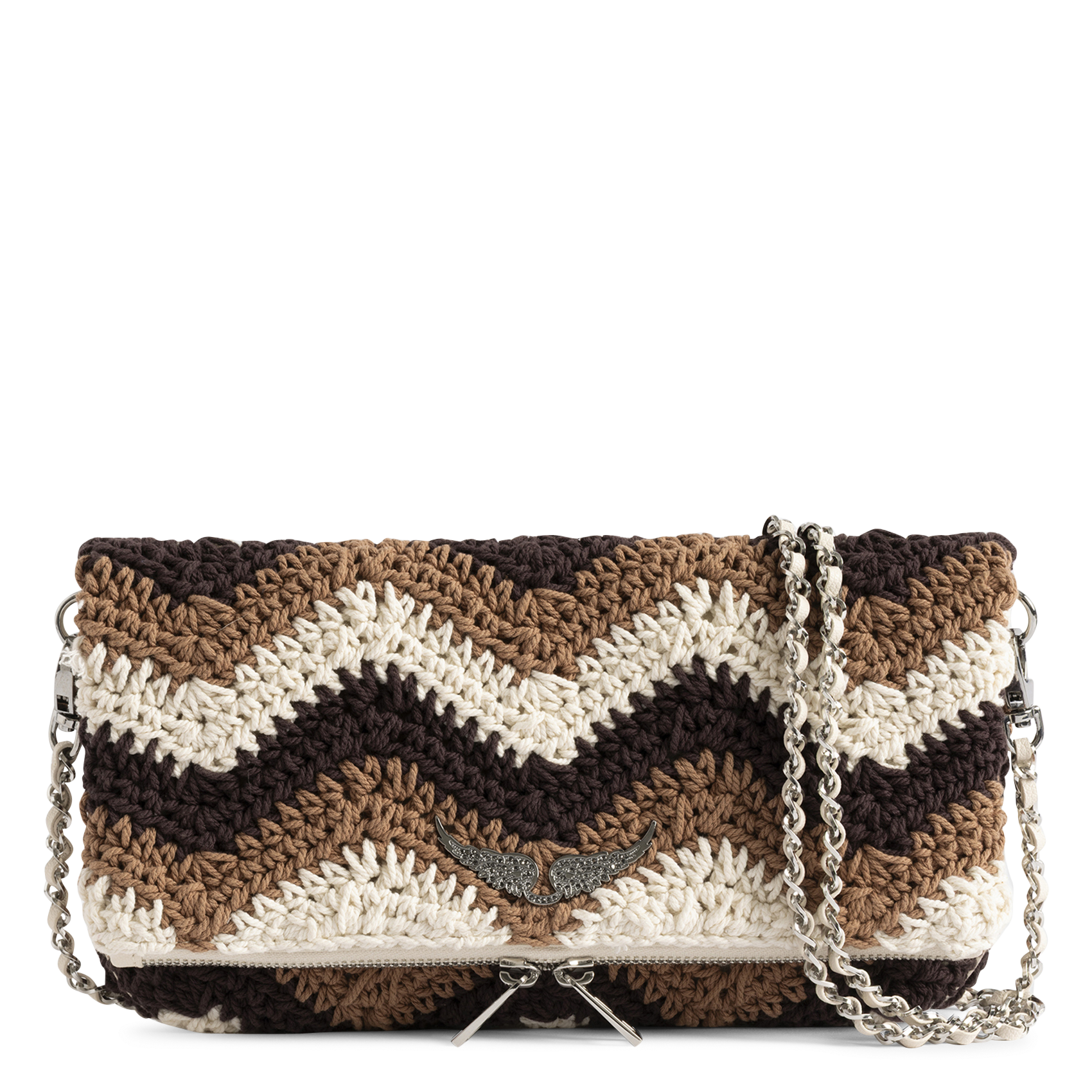 Pochette en coton macramé ZADIG&VOLTAIRE