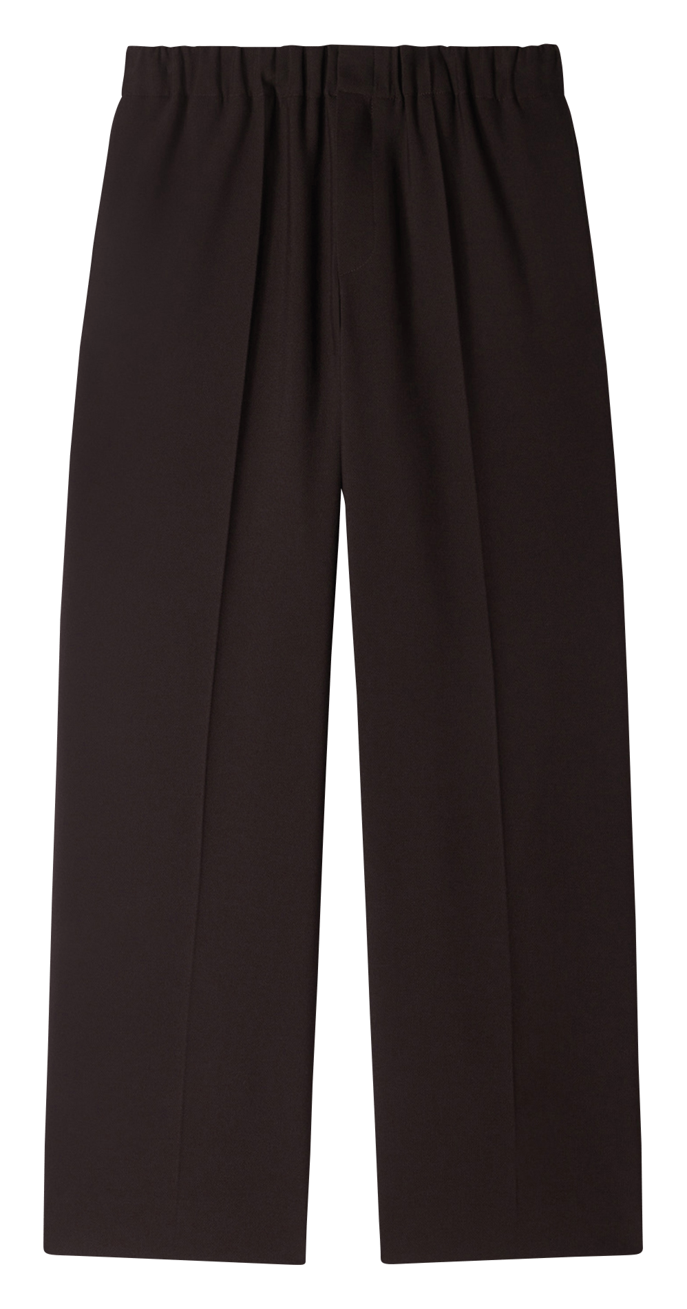 Wijde broek van jersey SANDRO Bruin