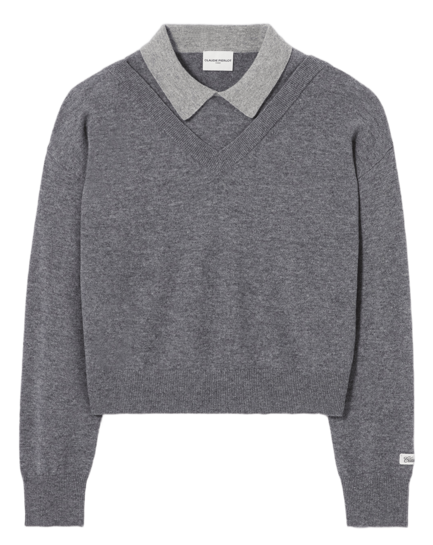 Oversized wollen trui CLAUDIE PIERLOT Grijs