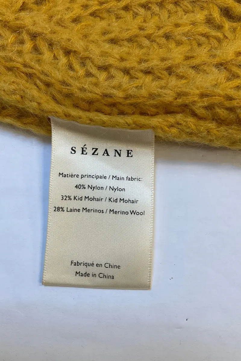 Sweater SEZANE - Seconde main Yellow