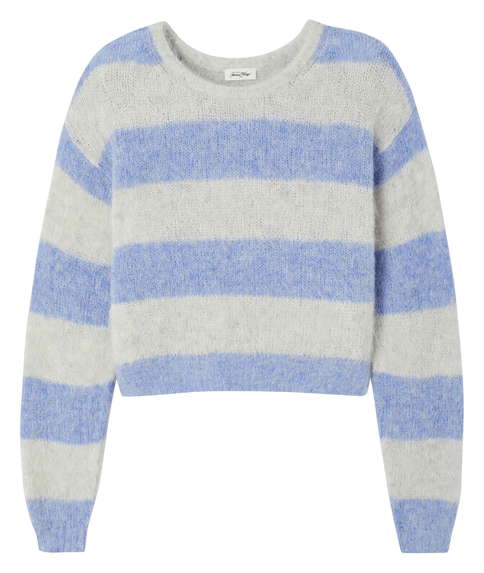 Oversized round-neck wool-blend sweater AMERICAN VINTAGE