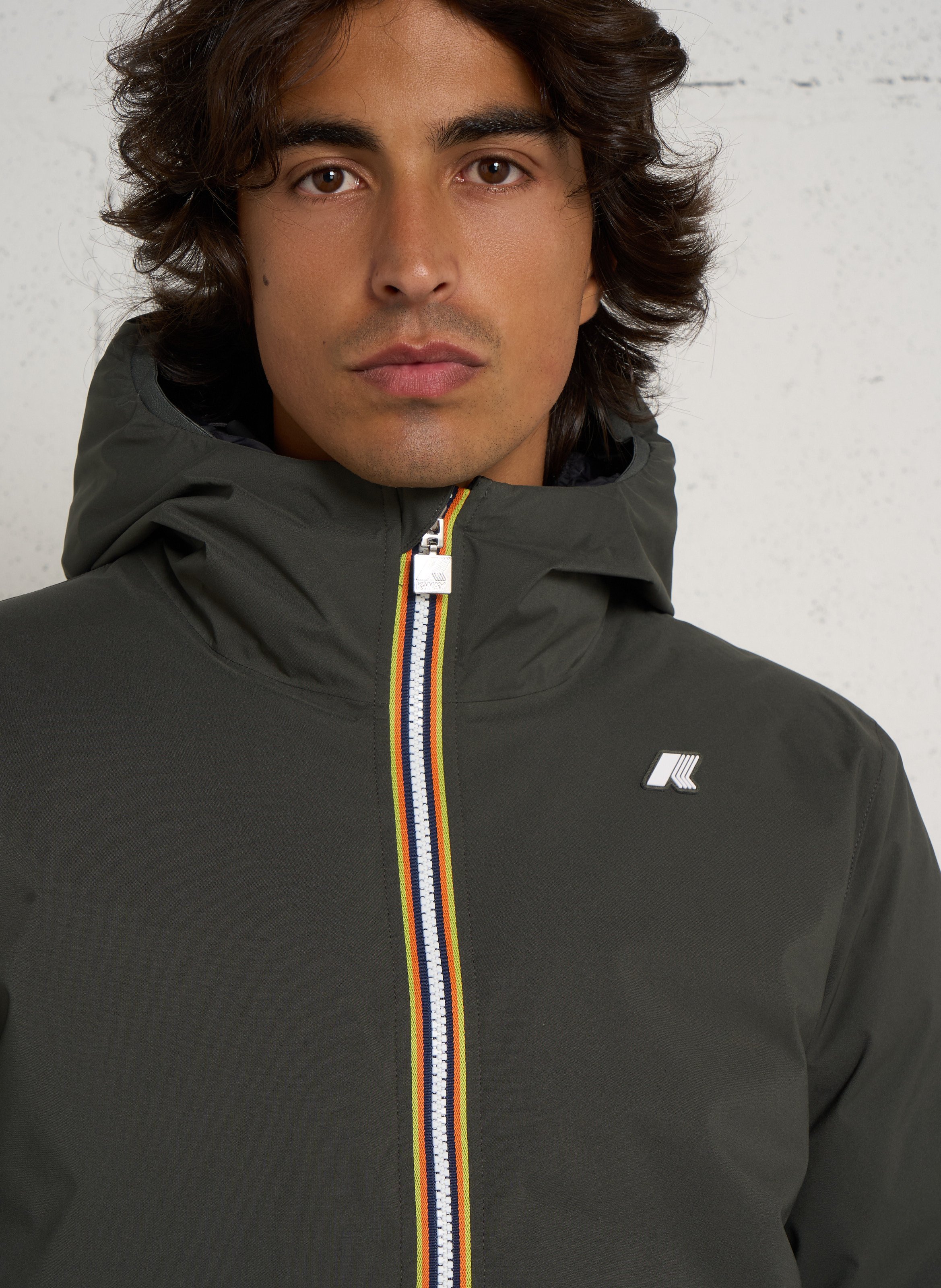 Daunenjacke mit Stehkragen K-WAY Mehrfarbig