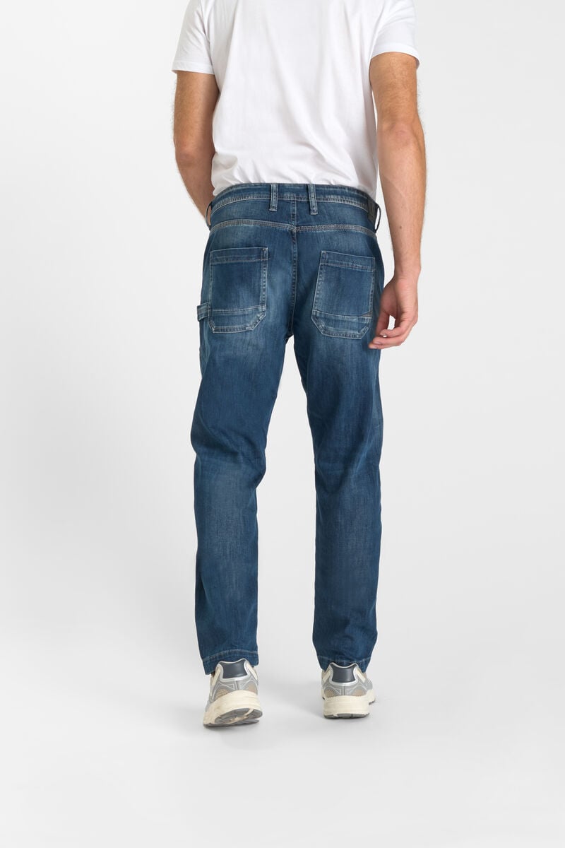 Loose-Fit Buttoned Jeans LE TEMPS DES CERISES Blue