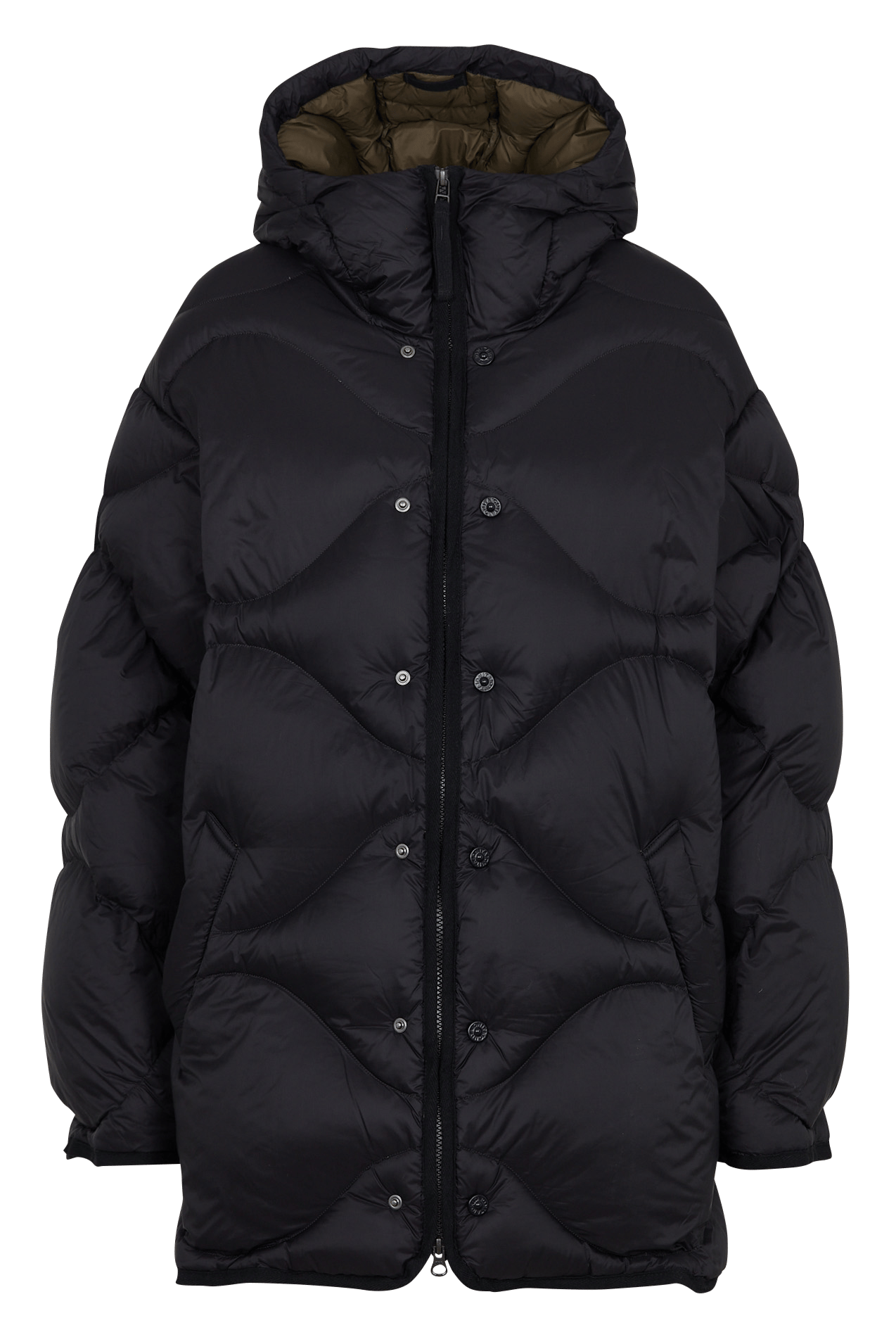 Puffer jacket with hood TAION
