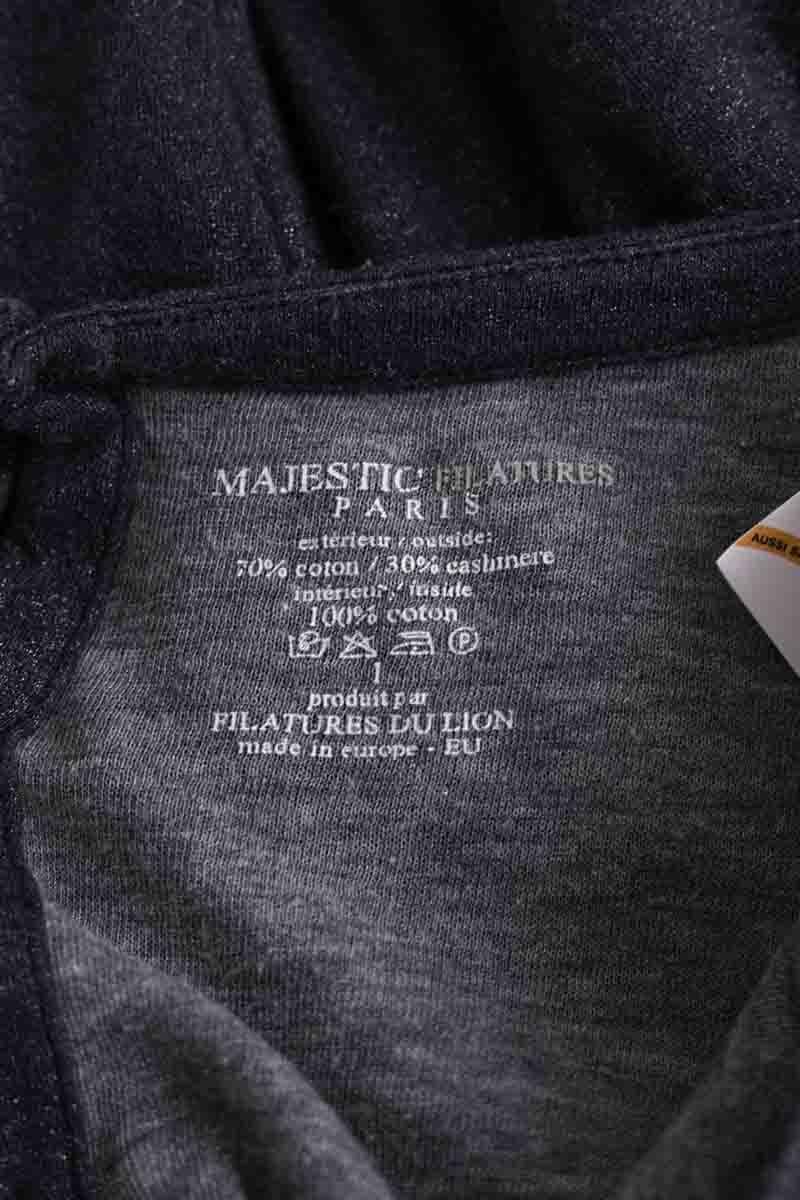 Sweater MAJESTIC FILATURES - SECONDE MAIN Grey