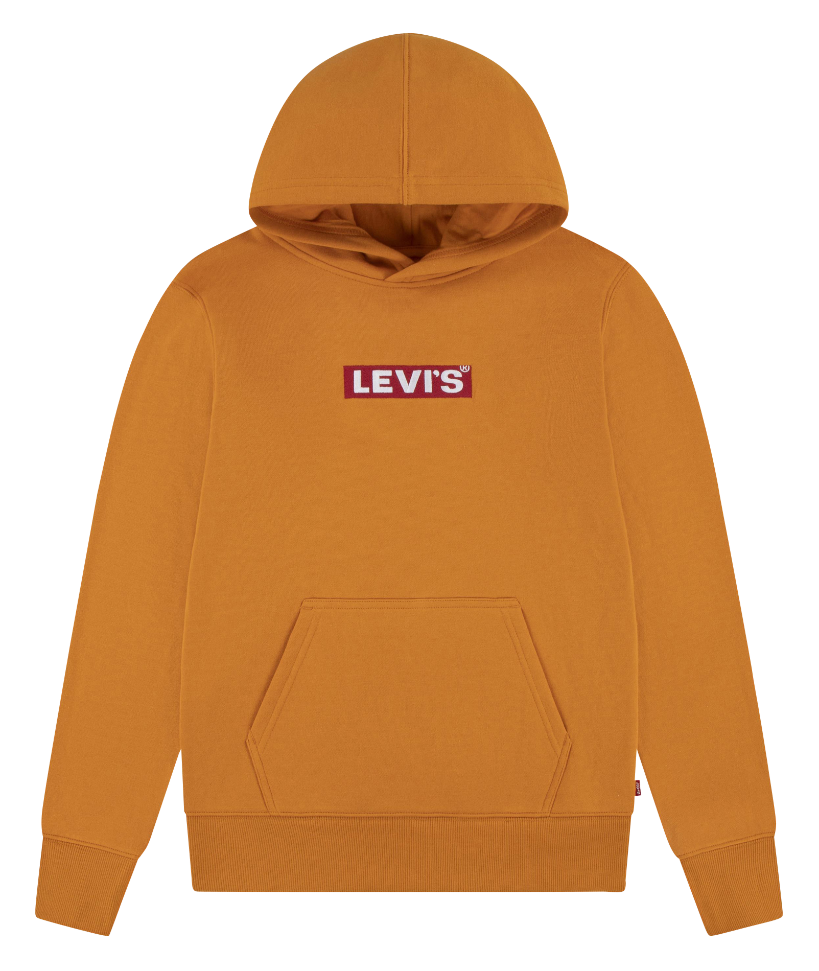 Sweat à capuche droit en coton mélangé LEVI'S KIDS Orange