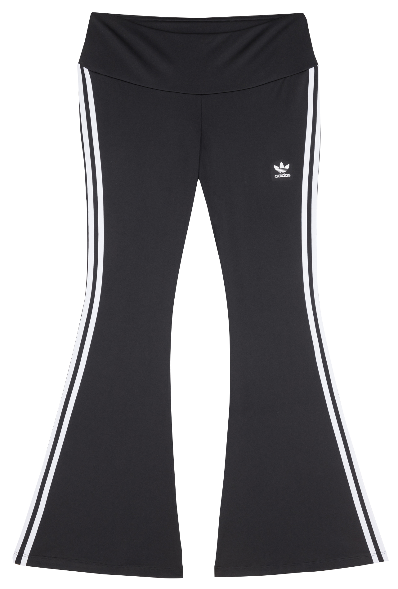 Legging évasé en fibres recyclées mélangées ADIDAS Noir
