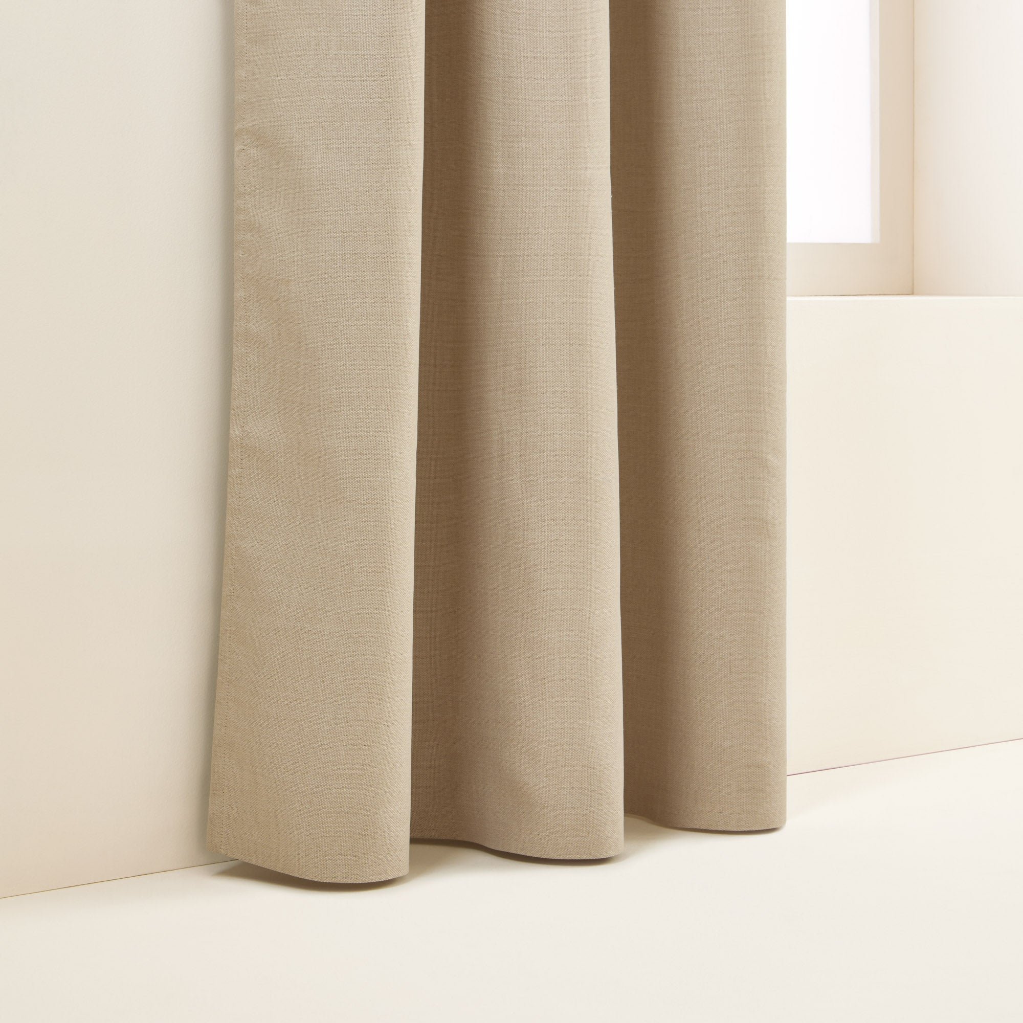 LINA - Blackout curtain with gathering tape MADURA Beige