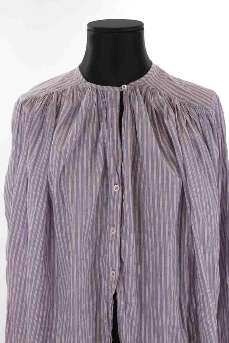 Cotton blouse LAURENCE BRAS - Seconde Main Blue