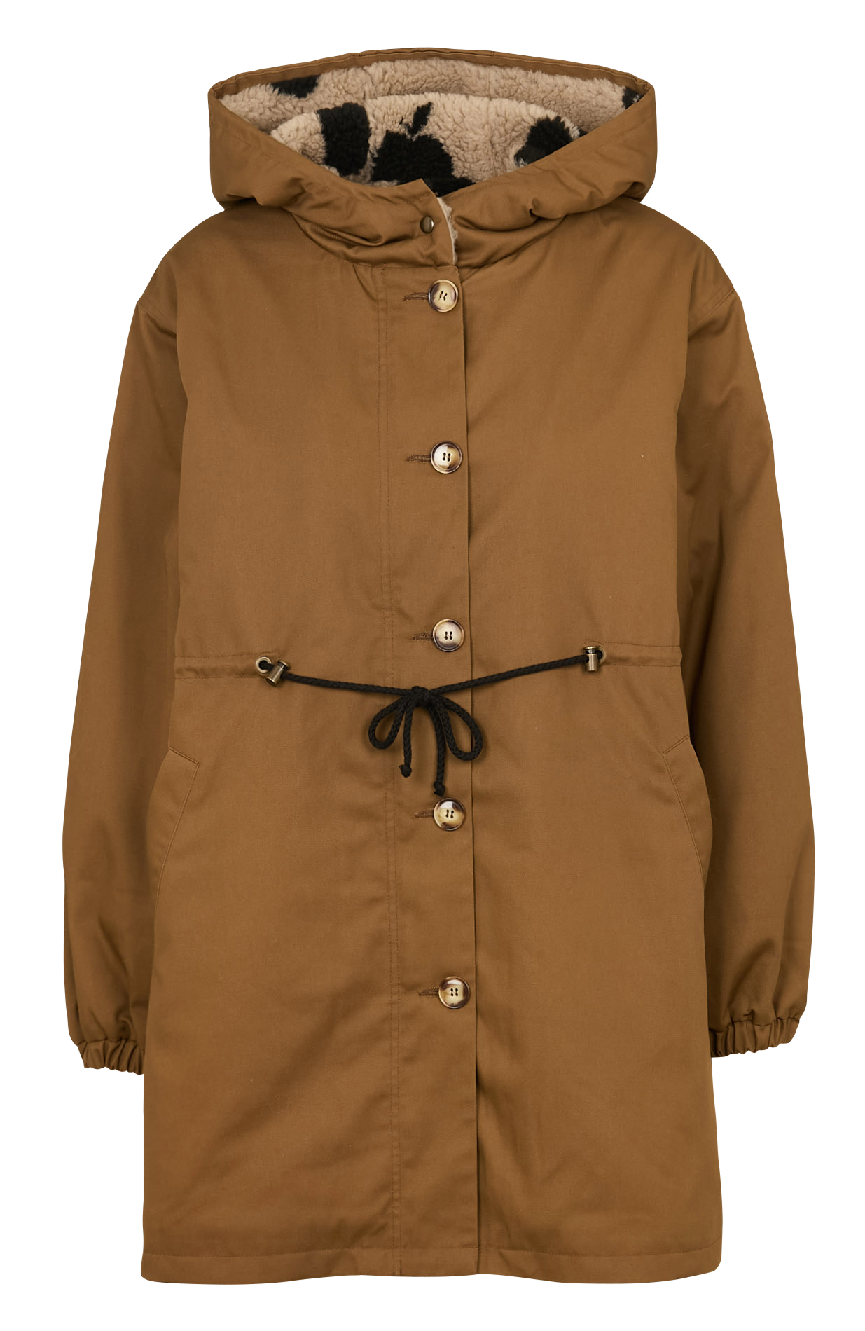 Parka col montant EMILE ET IDA Marron