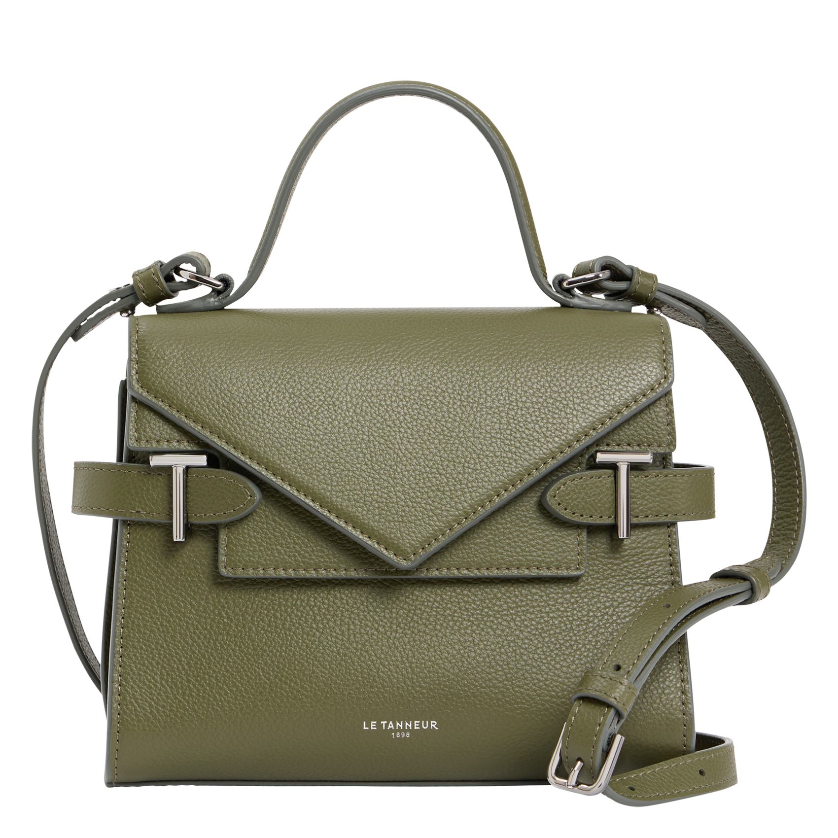 Leather handbag LE TANNEUR