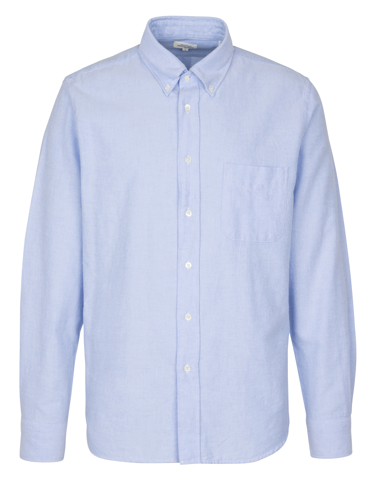 Chemise col américain en coton HARTFORD Bleu