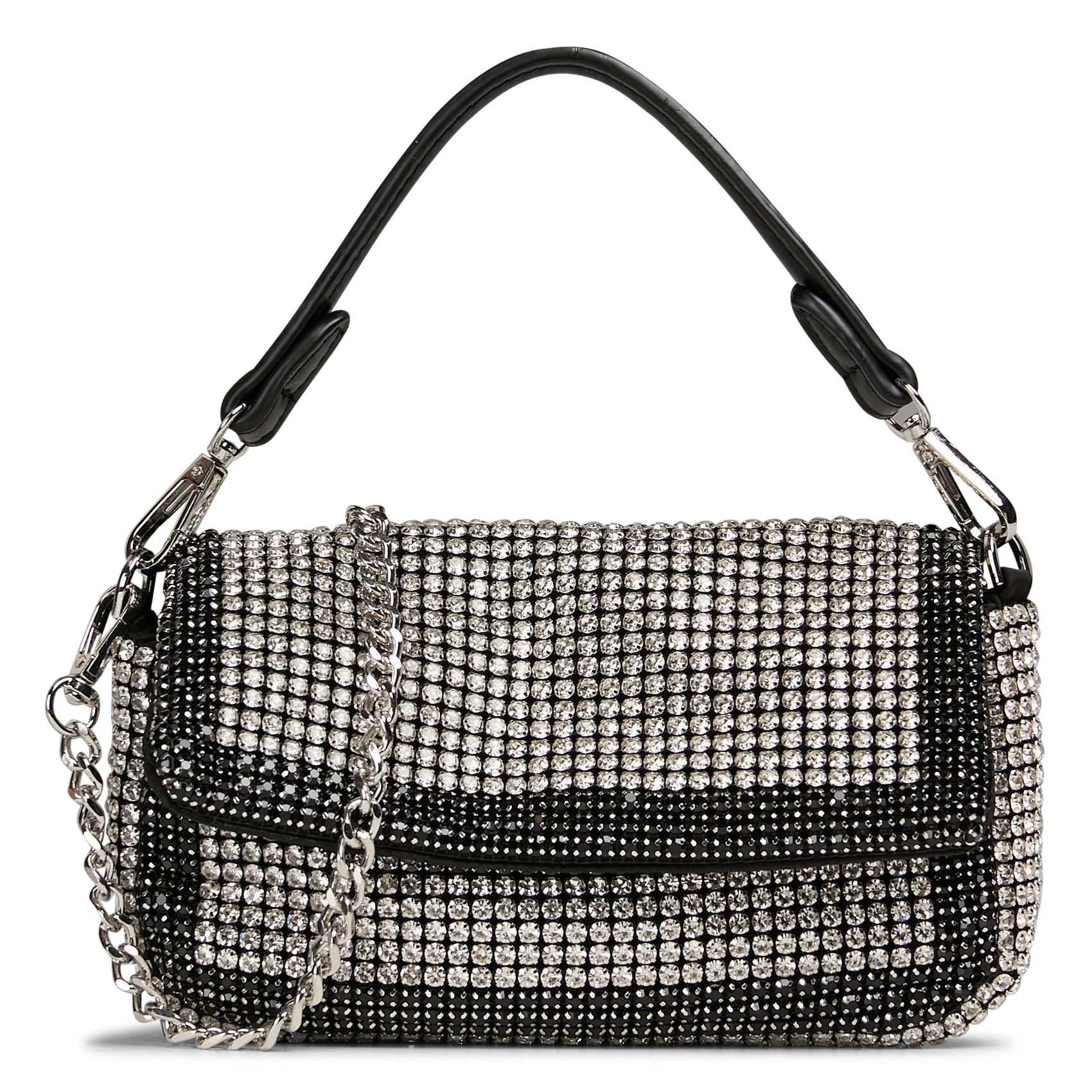 Mini clutch met strass AU PRINTEMPS PARIS Zilver