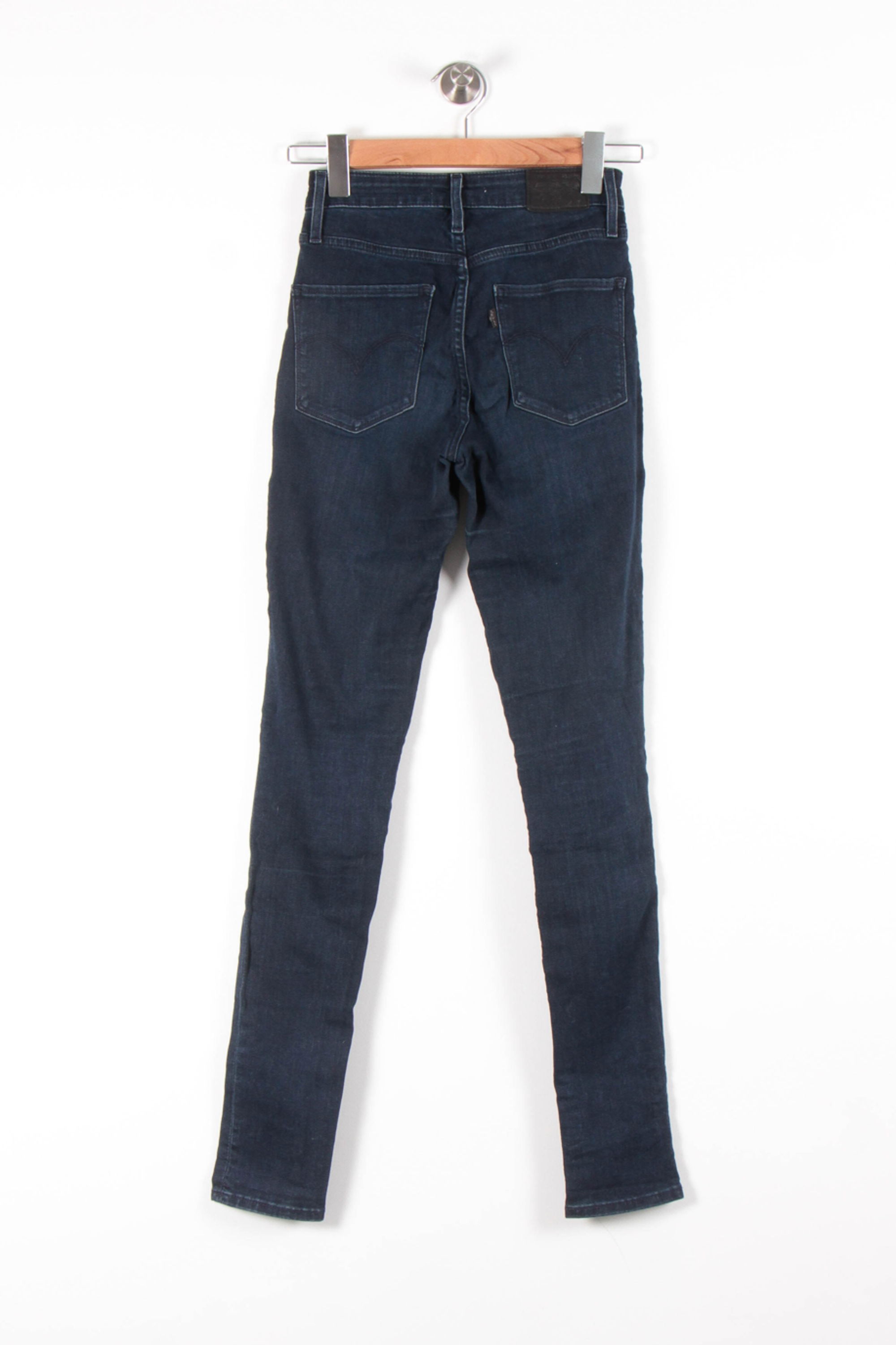Cropped slim jeans with studs LEVI'S - Seconde main Blue