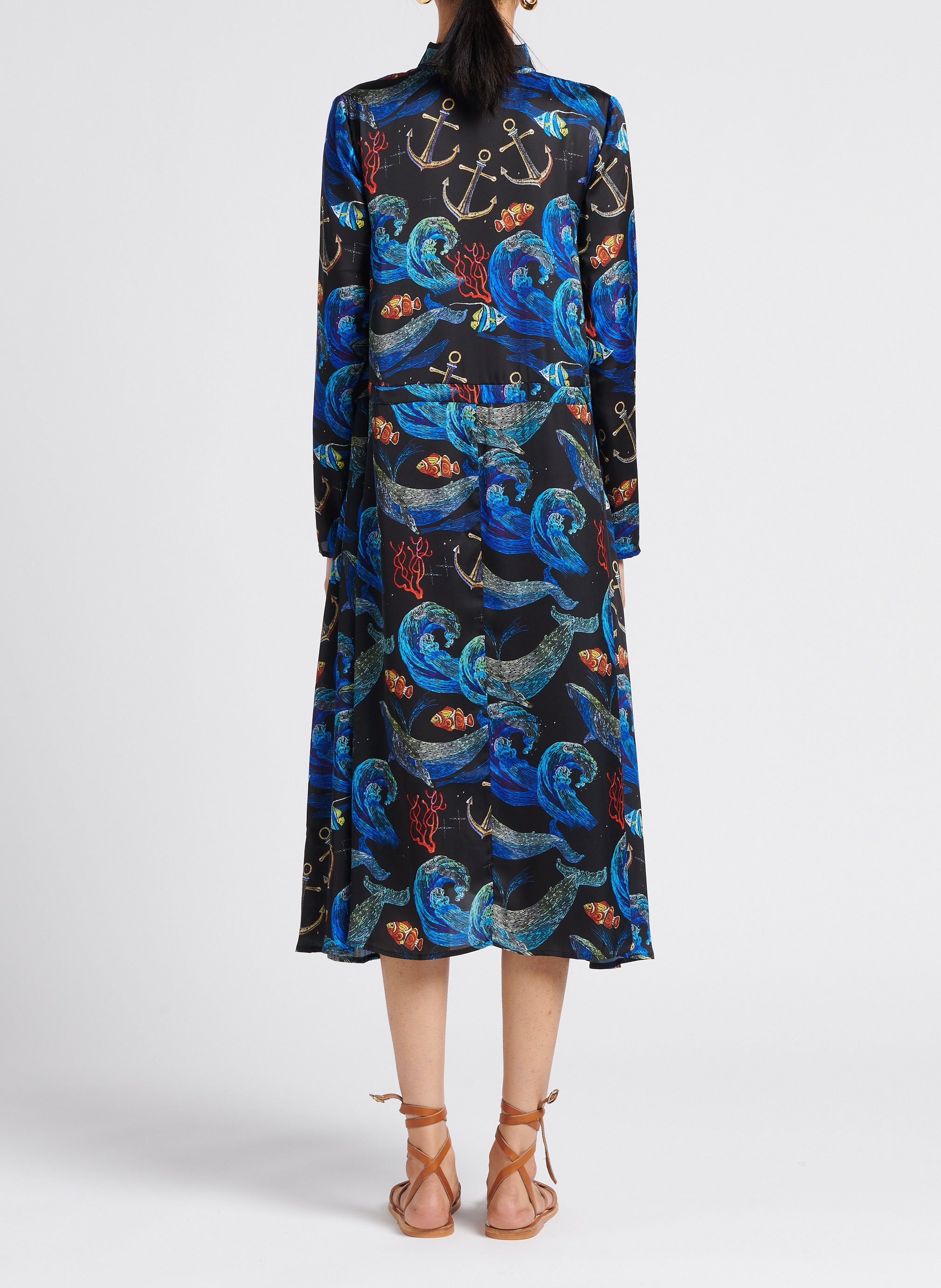 Overhemdjurk met klassieke kraag en print HEIMSTONE Veelkleurig