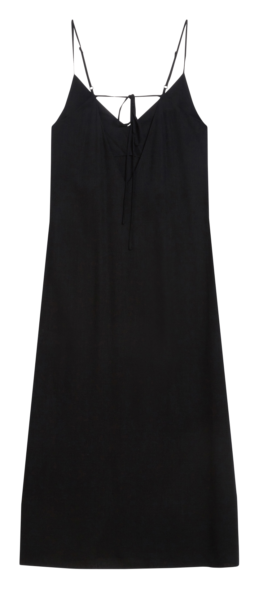 Robe longue col V  GRACE ET MILA Noir