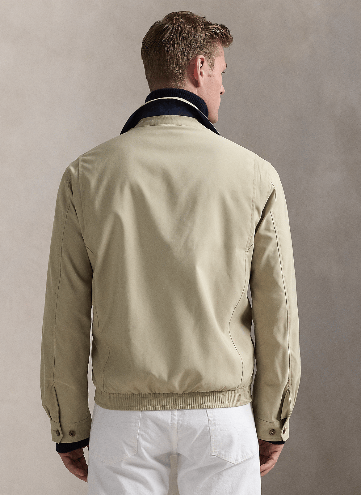 Ruimvallend jasje met klassieke kraag POLO RALPH LAUREN Beige