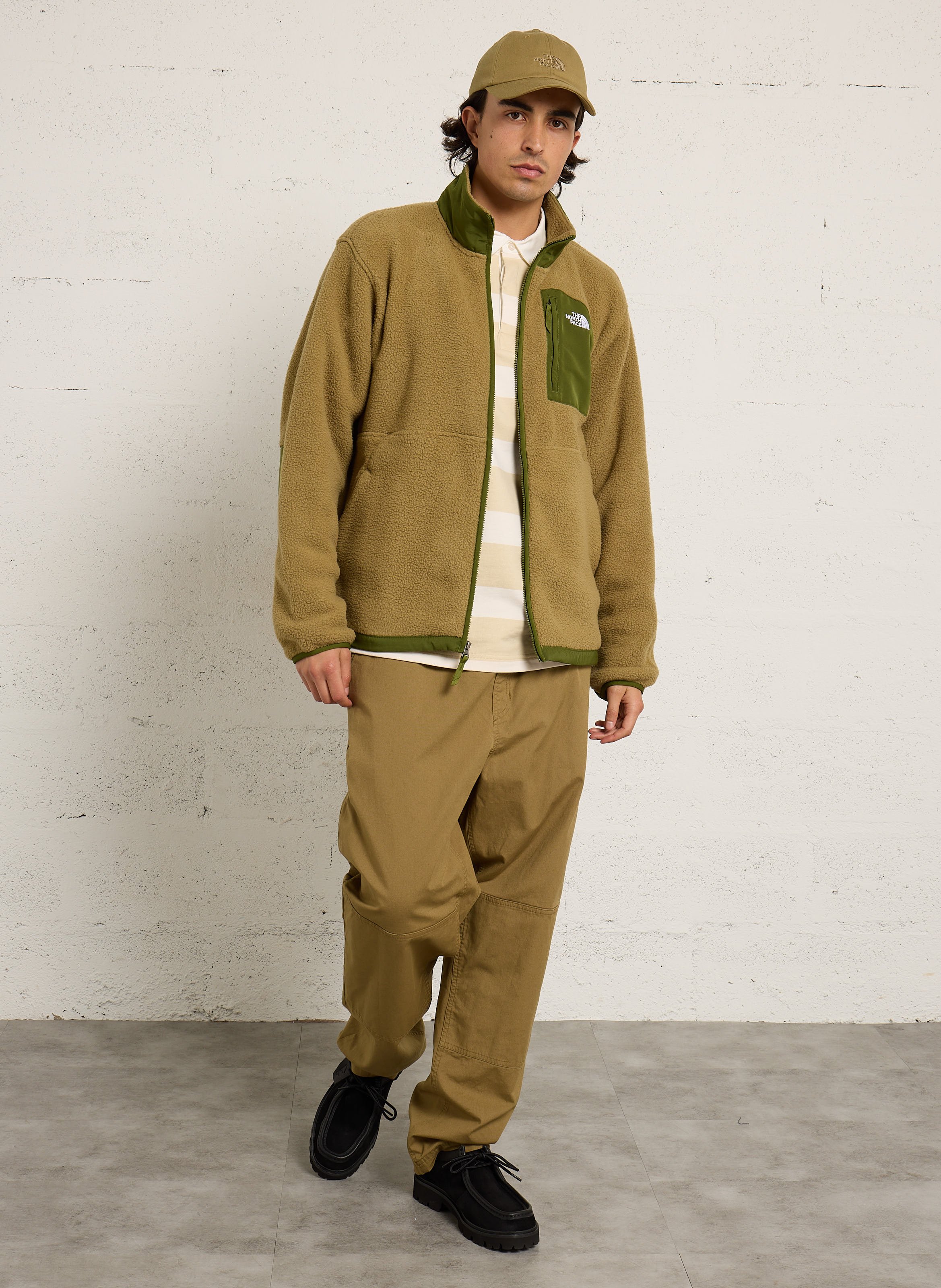 Pantalon ample en coton mélangé THE NORTH FACE Marron