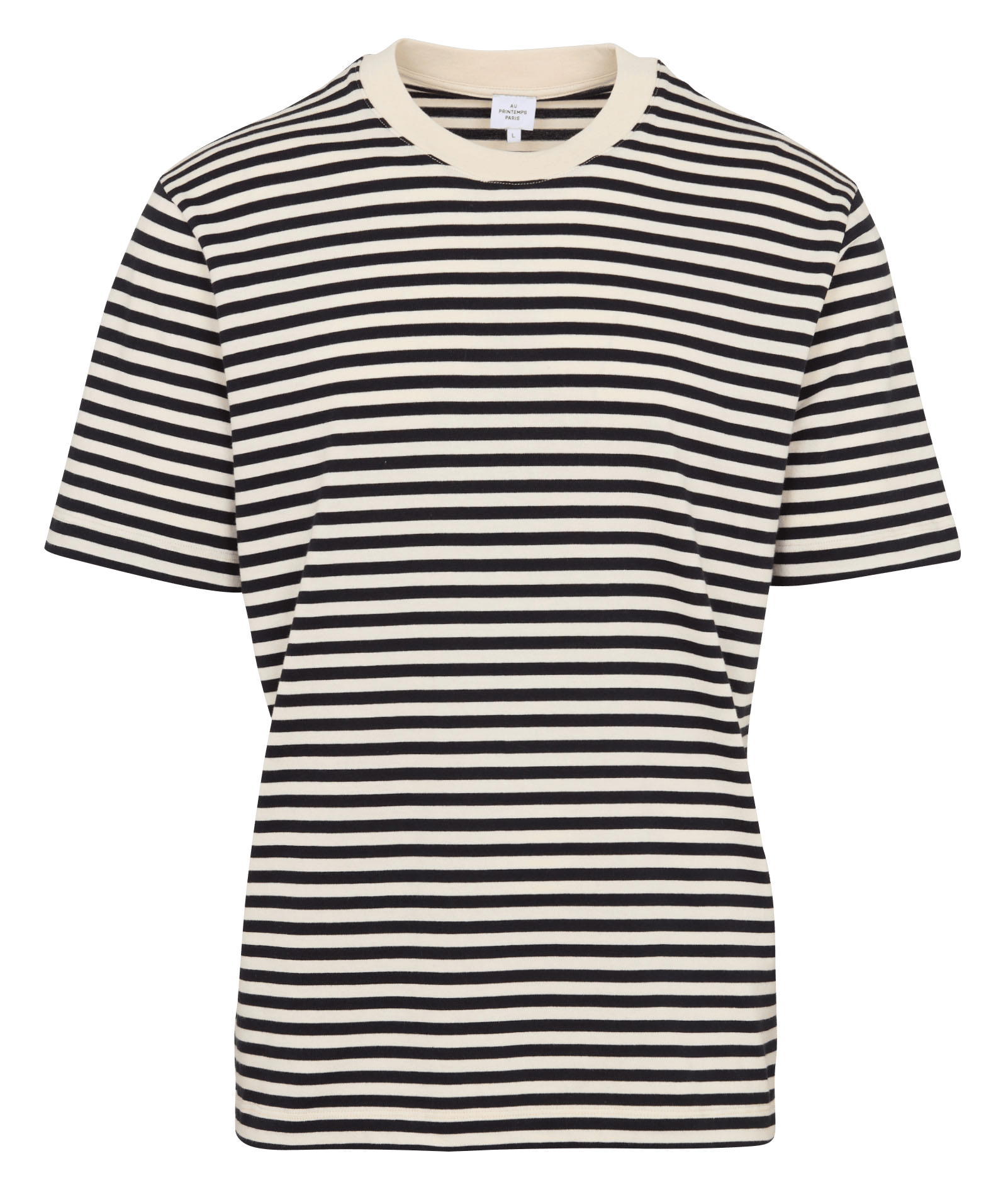 Oversized cotton T-shirt AU PRINTEMPS PARIS Blue