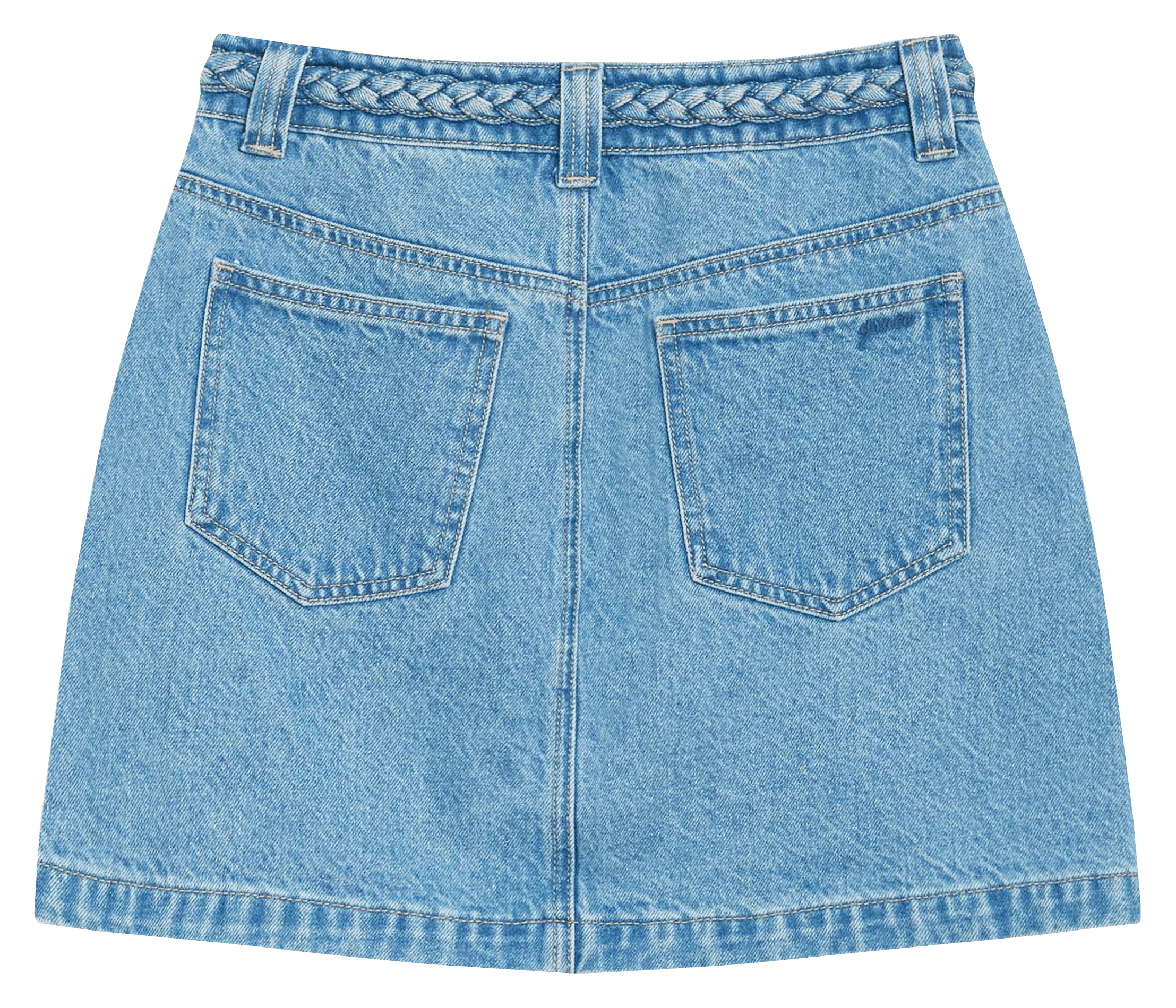 Korte, katoenen spijkerrok GRACE ET MILA Blauw