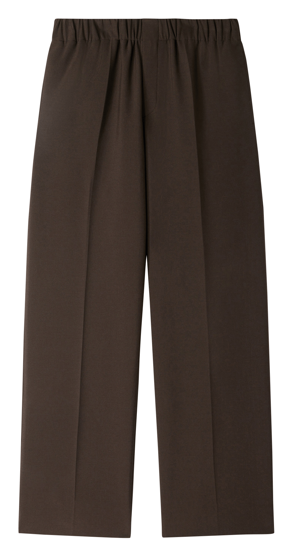 Wijde broek van jersey SANDRO Bruin