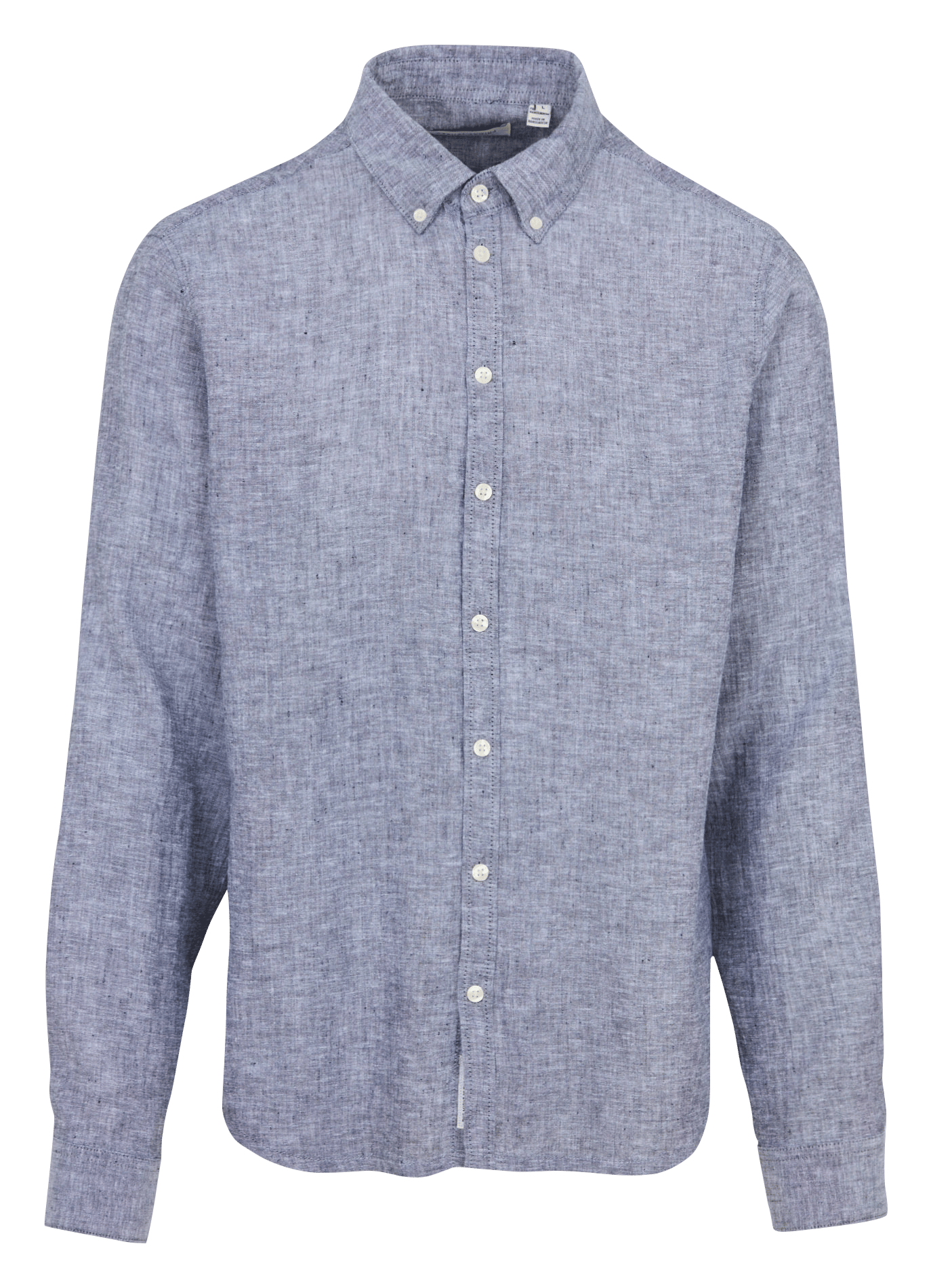 Linen-blend shirt with classic collar CASUAL FRIDAY