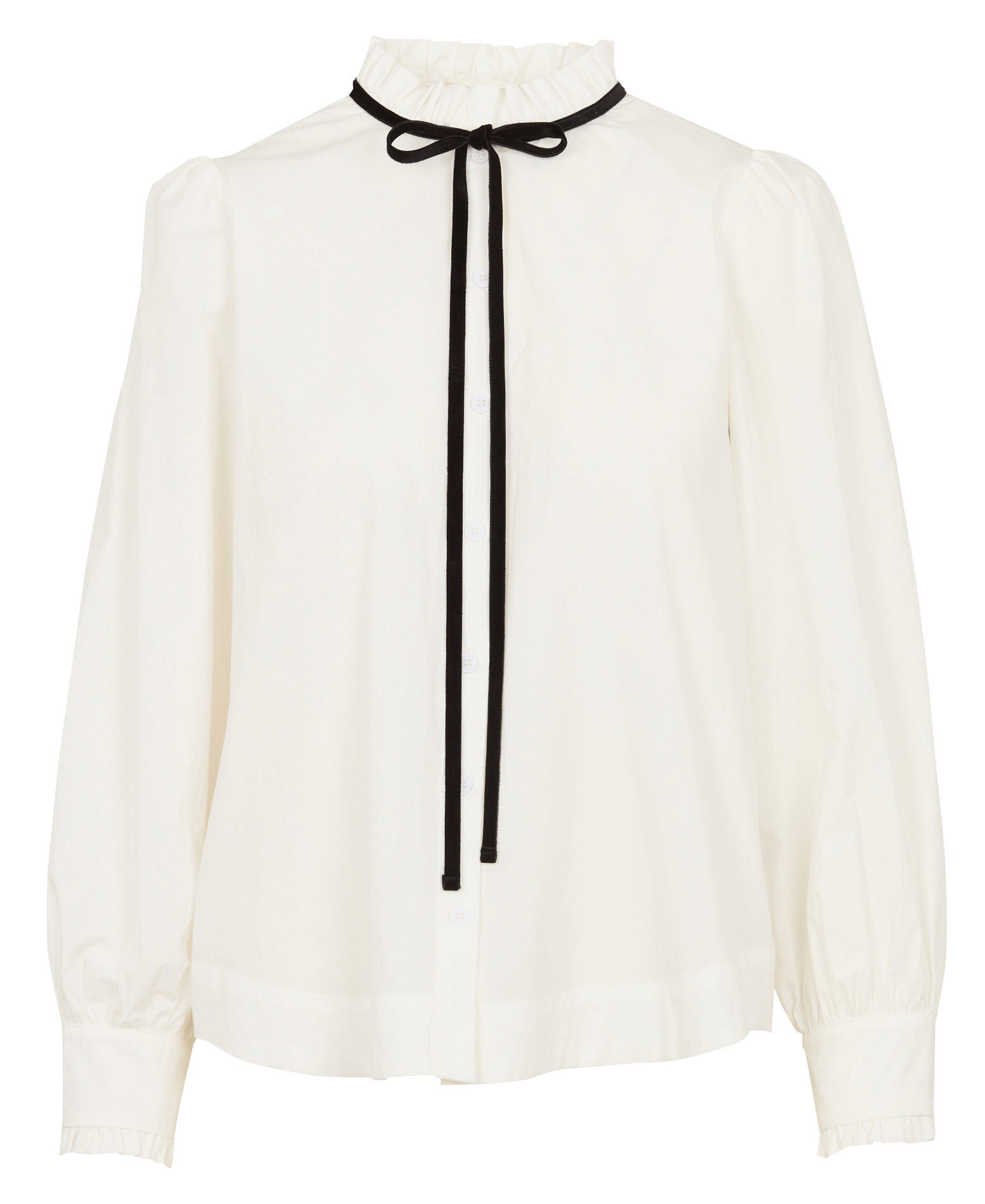 Straight organic cotton shirt SUNCOO White