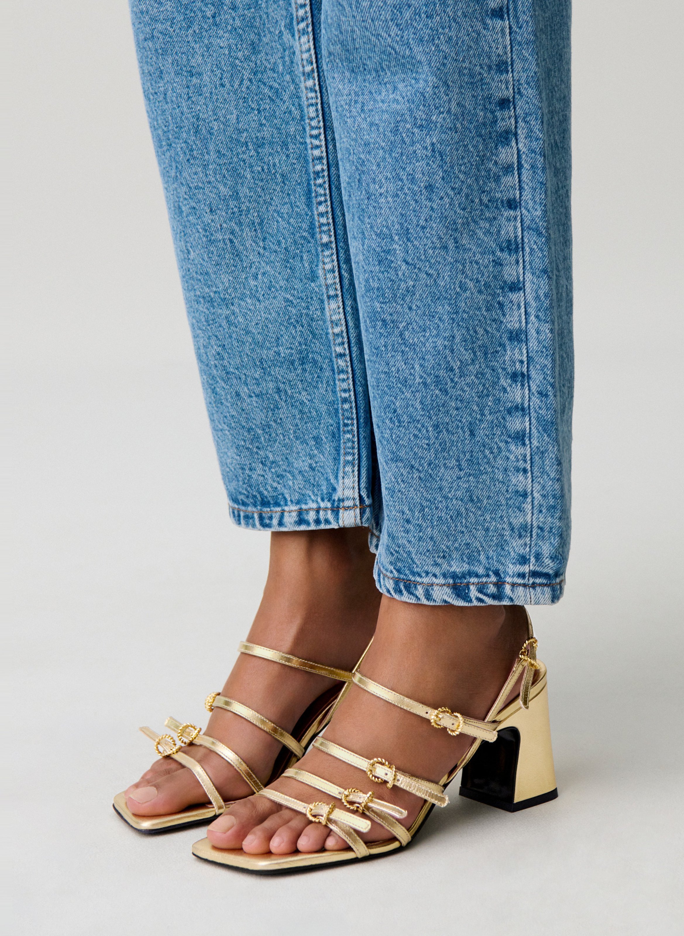 Heeled sandals  CLAUDIE PIERLOT Golden