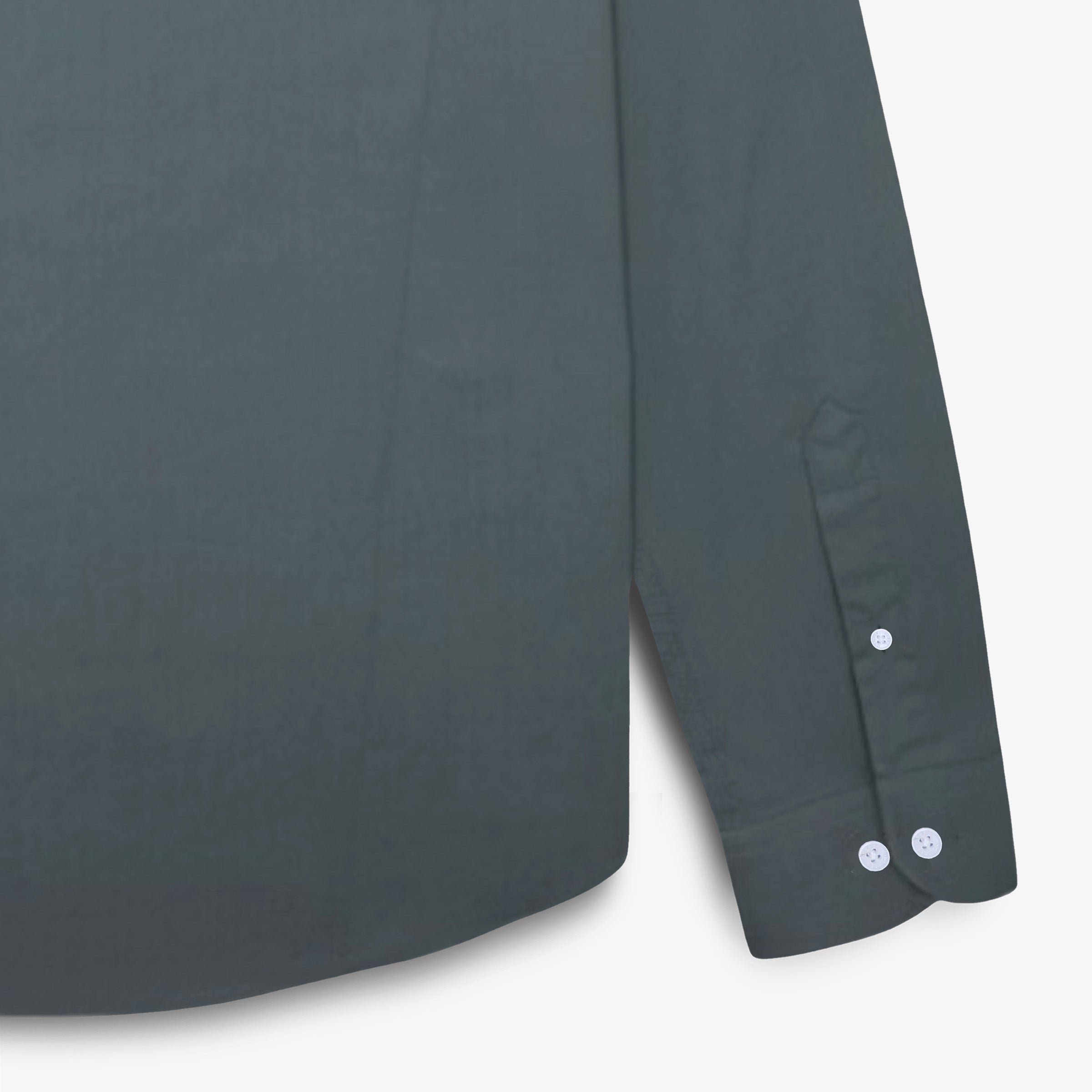 Khaki long-sleeve cotton shirt SERGE BLANCO Grey