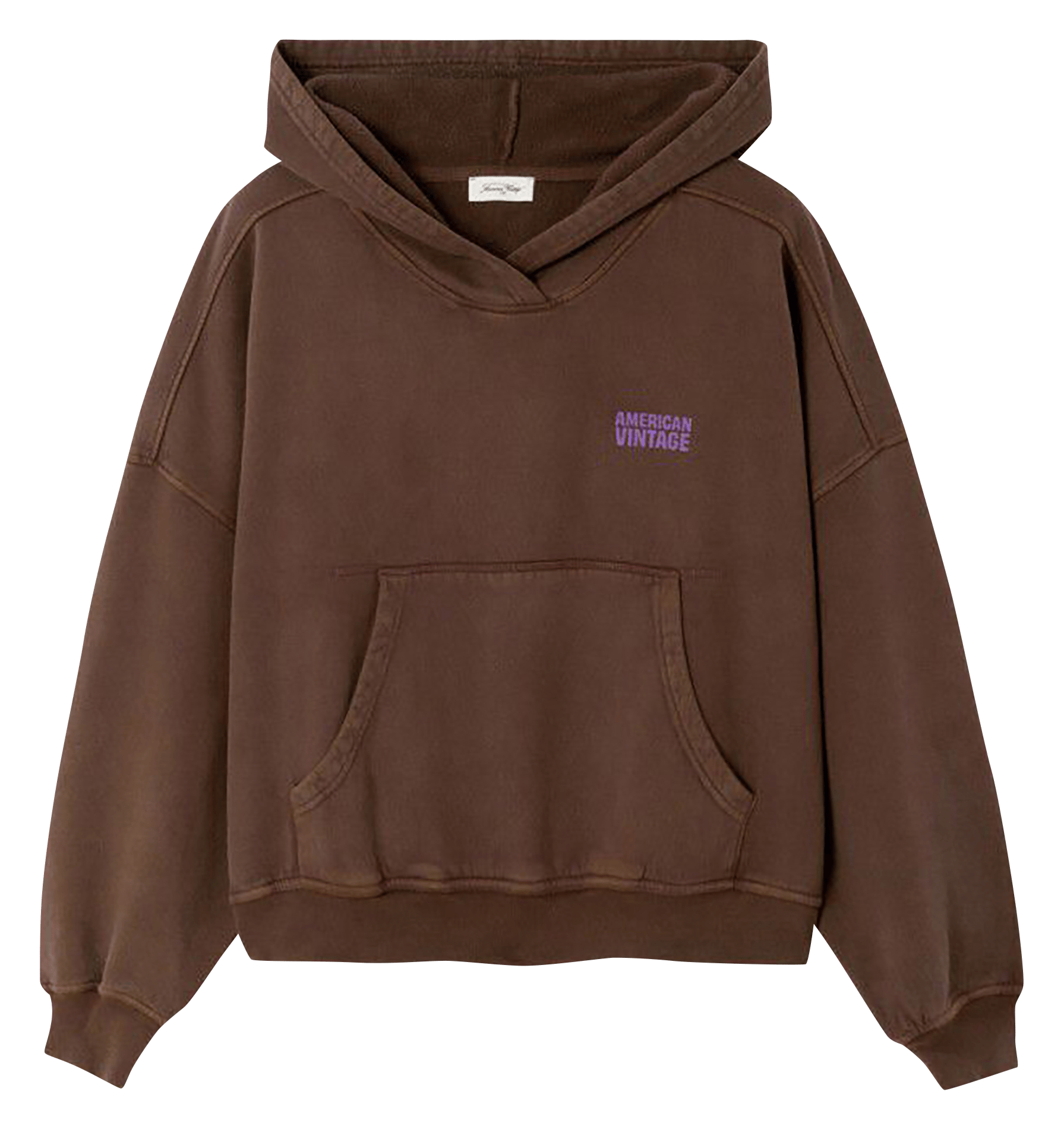 Cotton oversized hooded sweatshirt AMERICAN VINTAGE