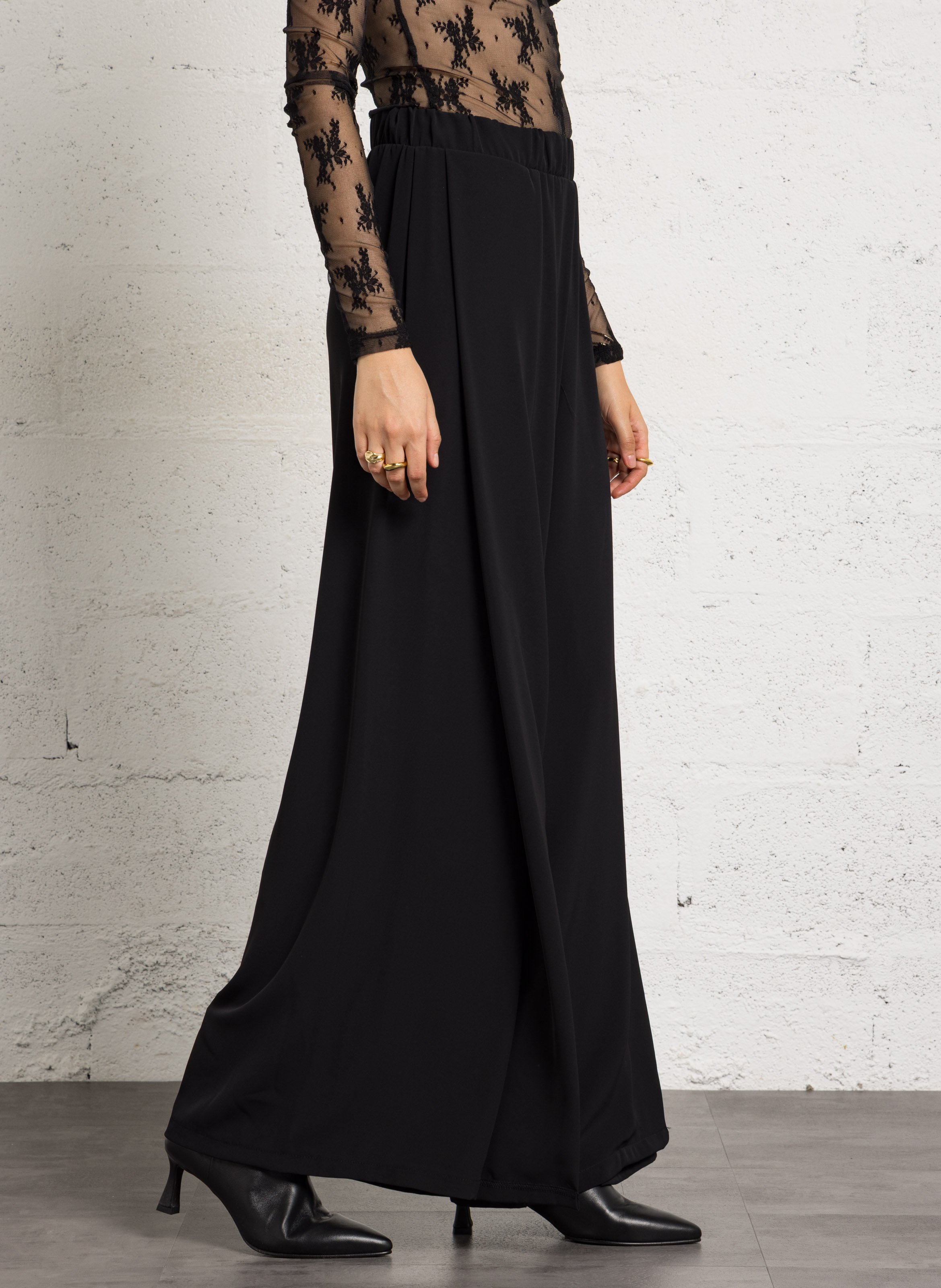 Wide-leg pants IMPERIAL Black