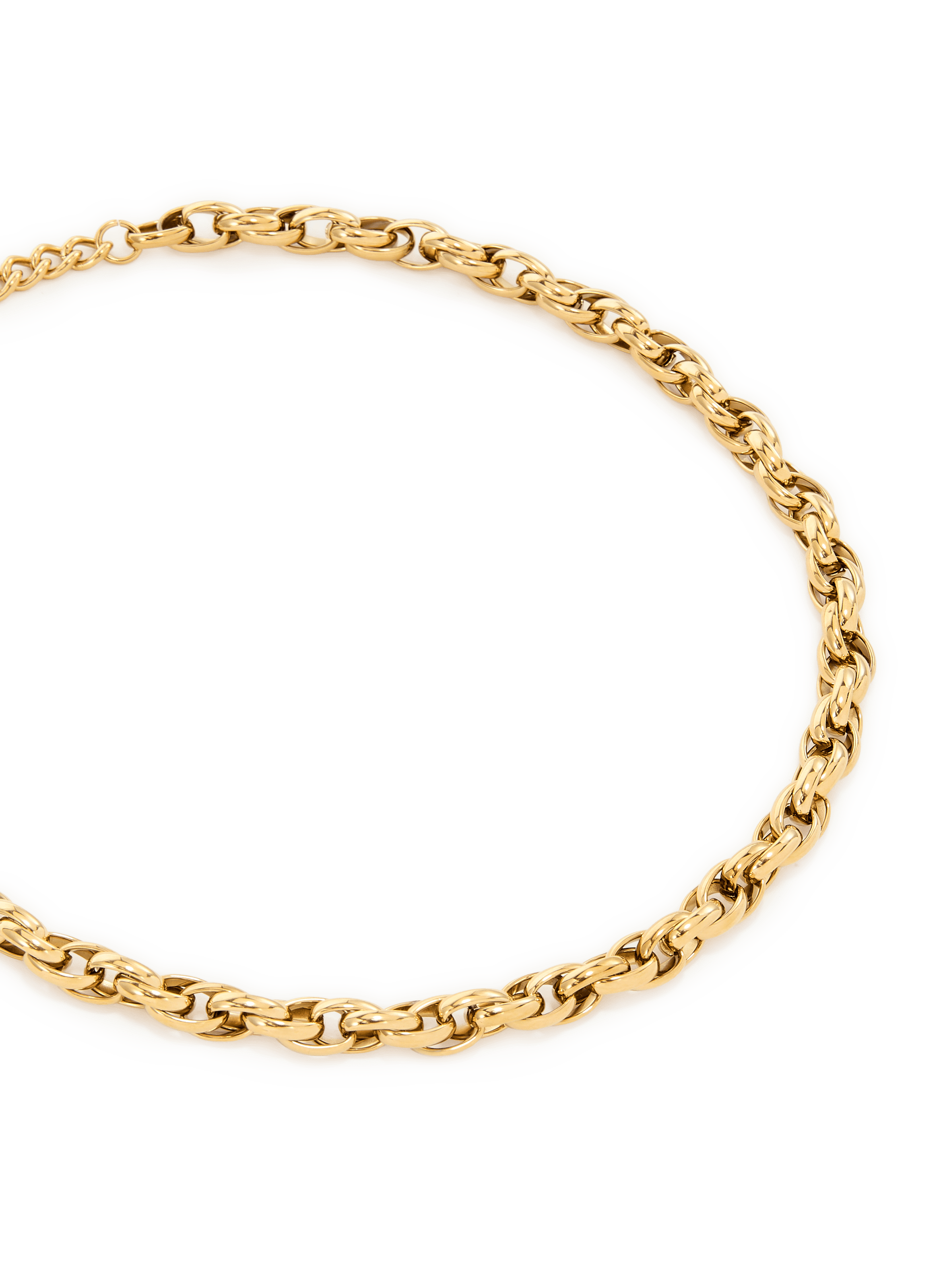 Steel necklace AU PRINTEMPS PARIS Golden