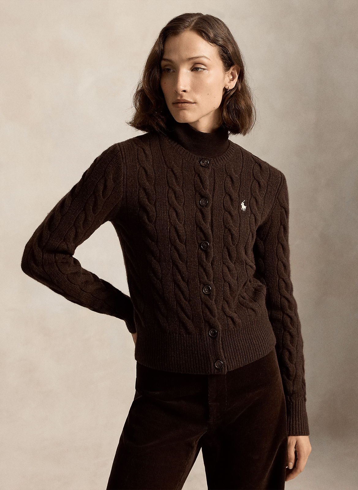 Vest met ronde hals - wolblend POLO RALPH LAUREN