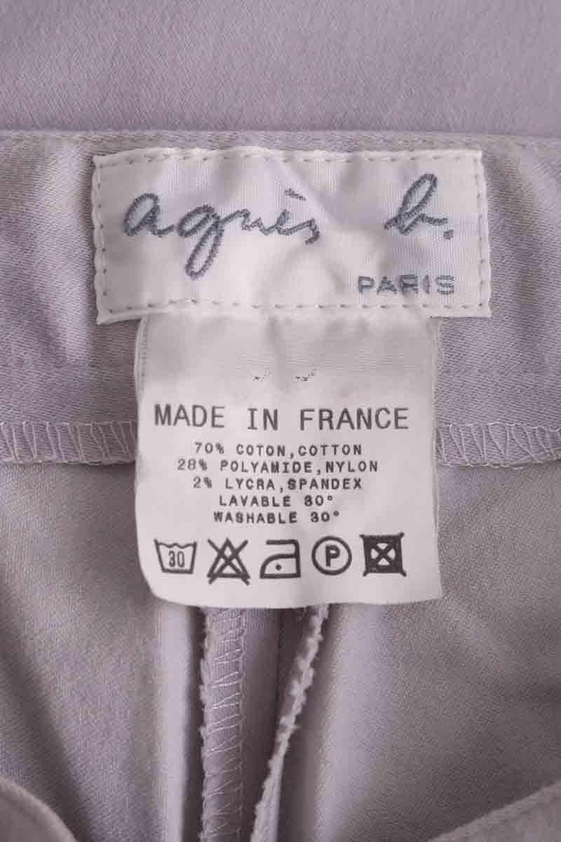 Chinos AGNES B. - Seconde Main Grey