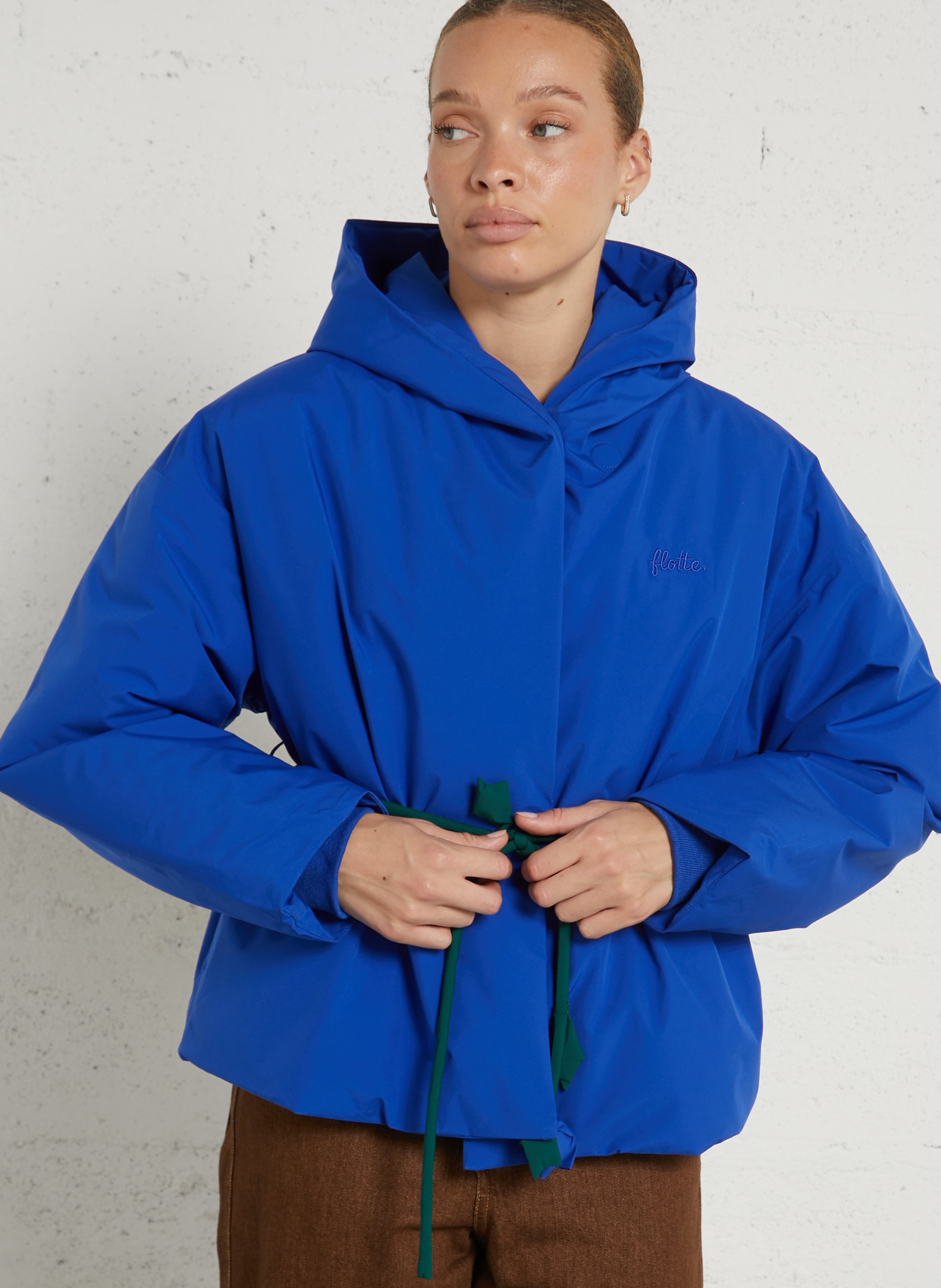 Taillierte Steppjacke FLOTTE Blau