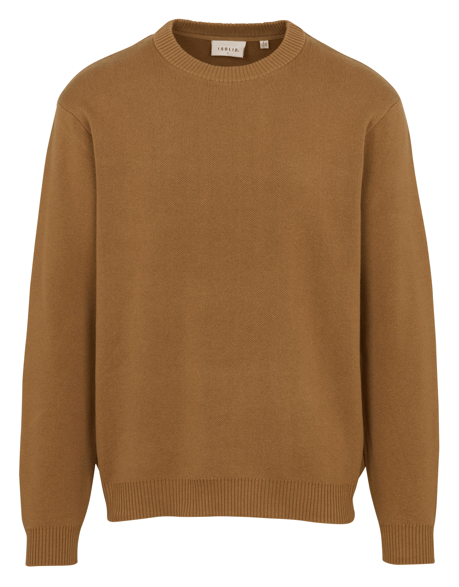 Regular-fit cotton sweater SOLID White