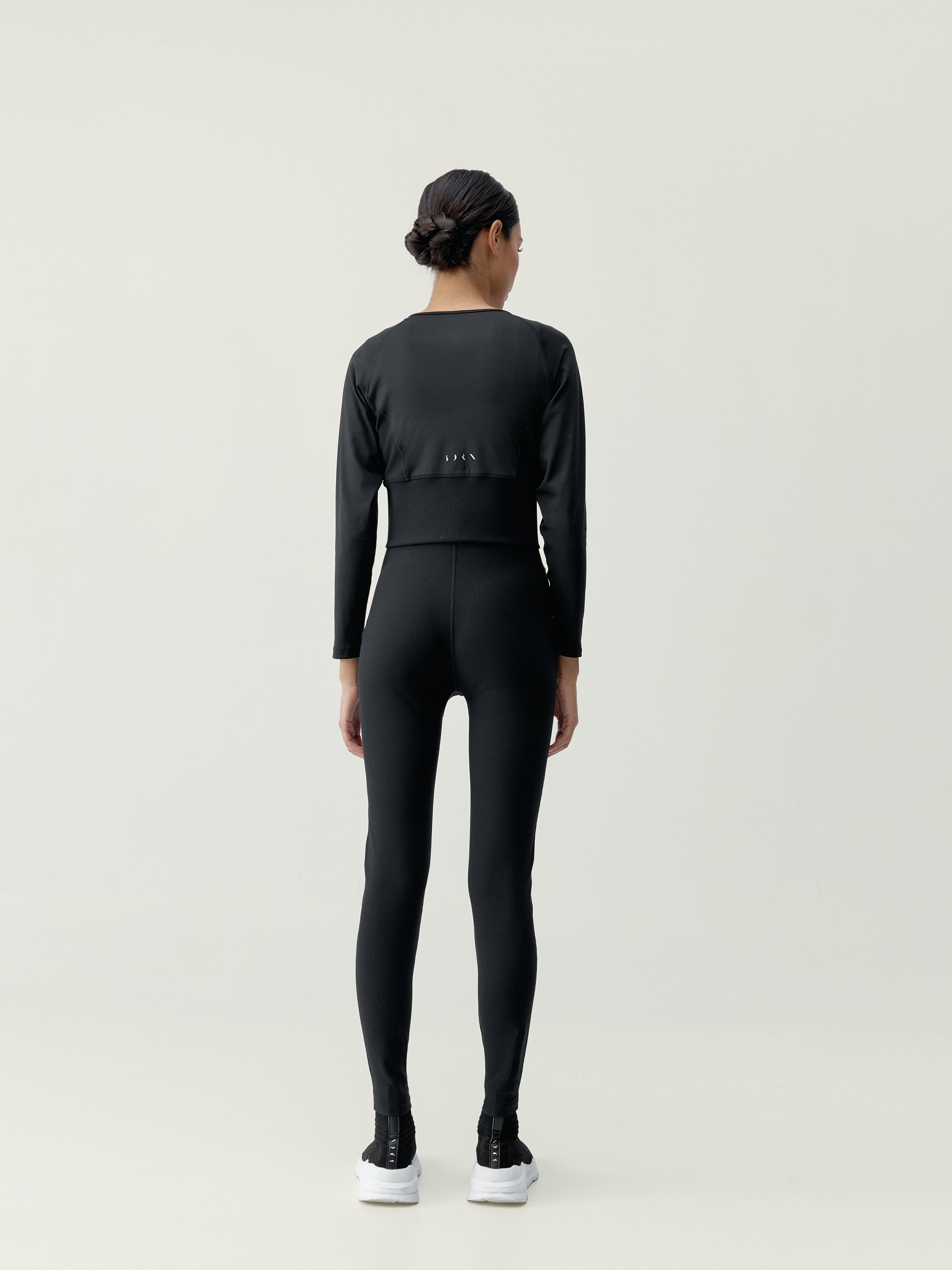 Women's sport jacket Zoe with slimming effect and quick-drying BORN Black