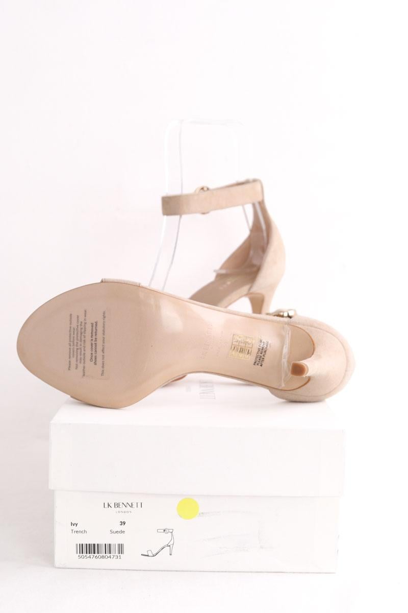Faux leather sandals LK BENNETT - Seconde Main Beige