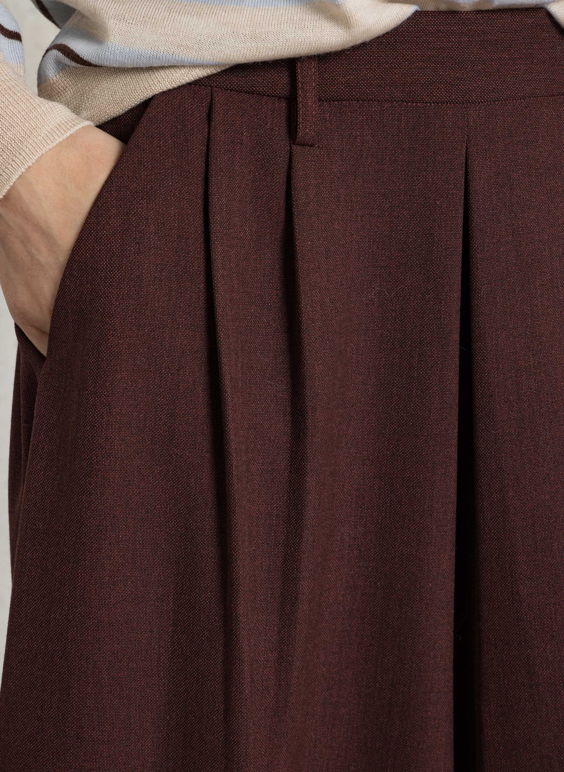 Fluid wide-leg pants MAISON 123 Red