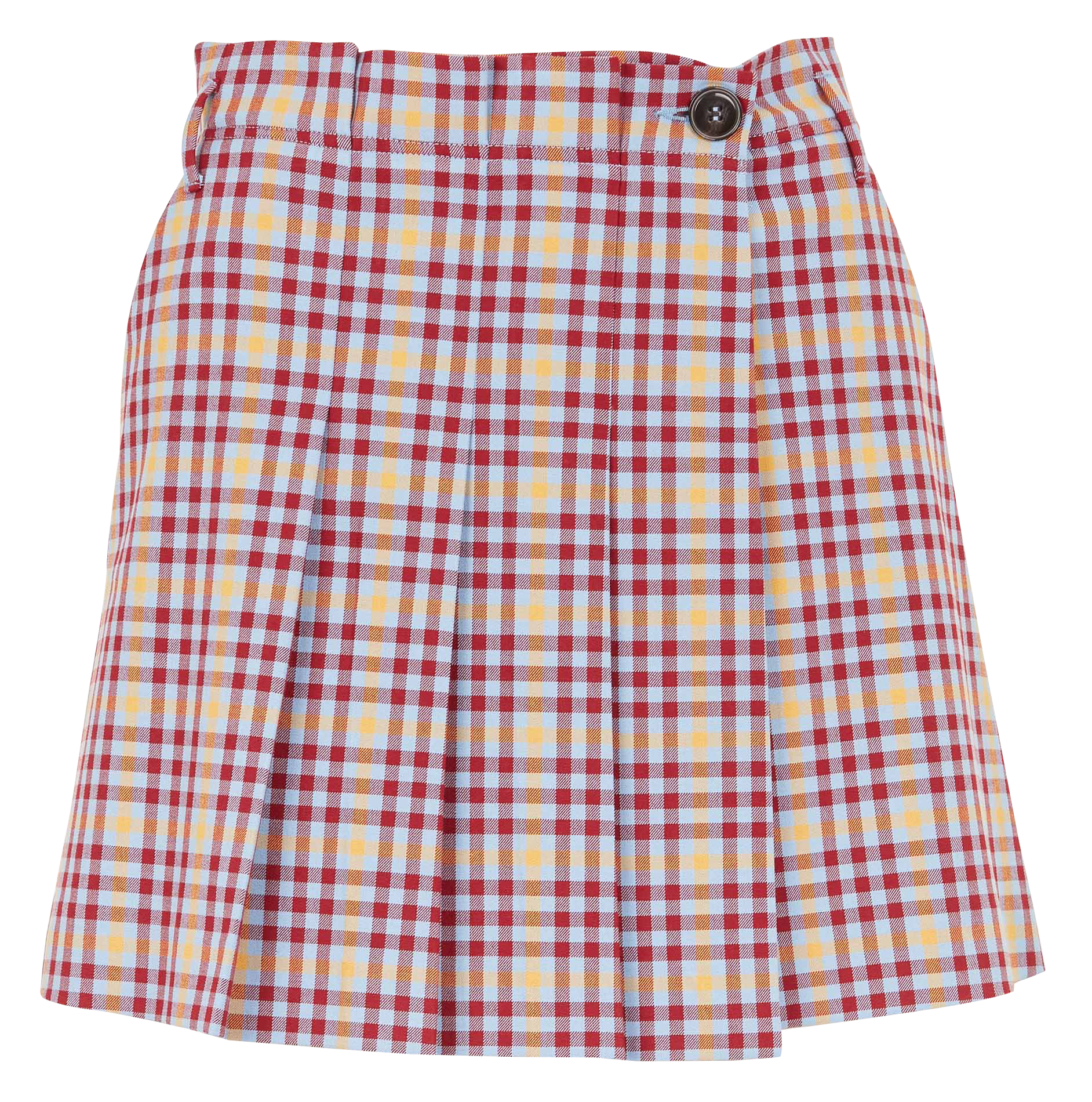 Jupe courte portefeuille en sergé MAX&amp;Co. Multicolore