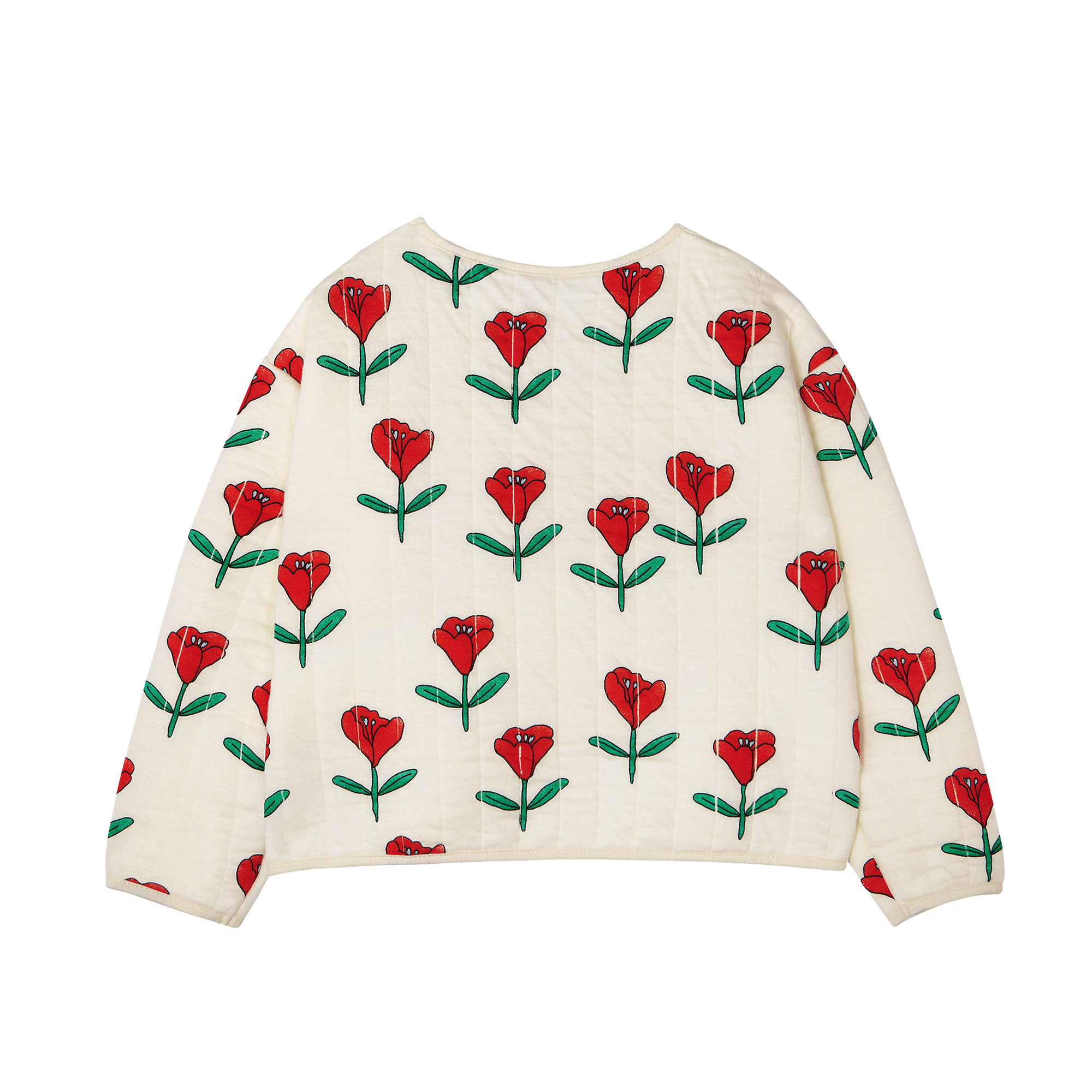 Kurze Jacke aus bedruckter Baumwolle THE CAMPAMENTO Weiss