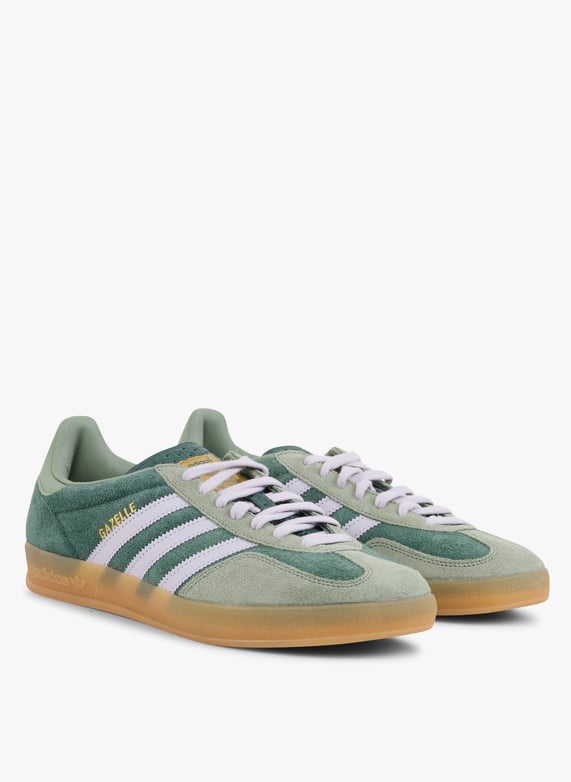 Baskets Basses Gazelle Indoor Gazelle Indoor Mineral Green S16 silver Dawn silver Green Adidas Homme JI0323 MINERGREE SILDAW SILGRN MINERAL GREEN S16 SILVER DAWN SILVER GREEN Place des Tendances