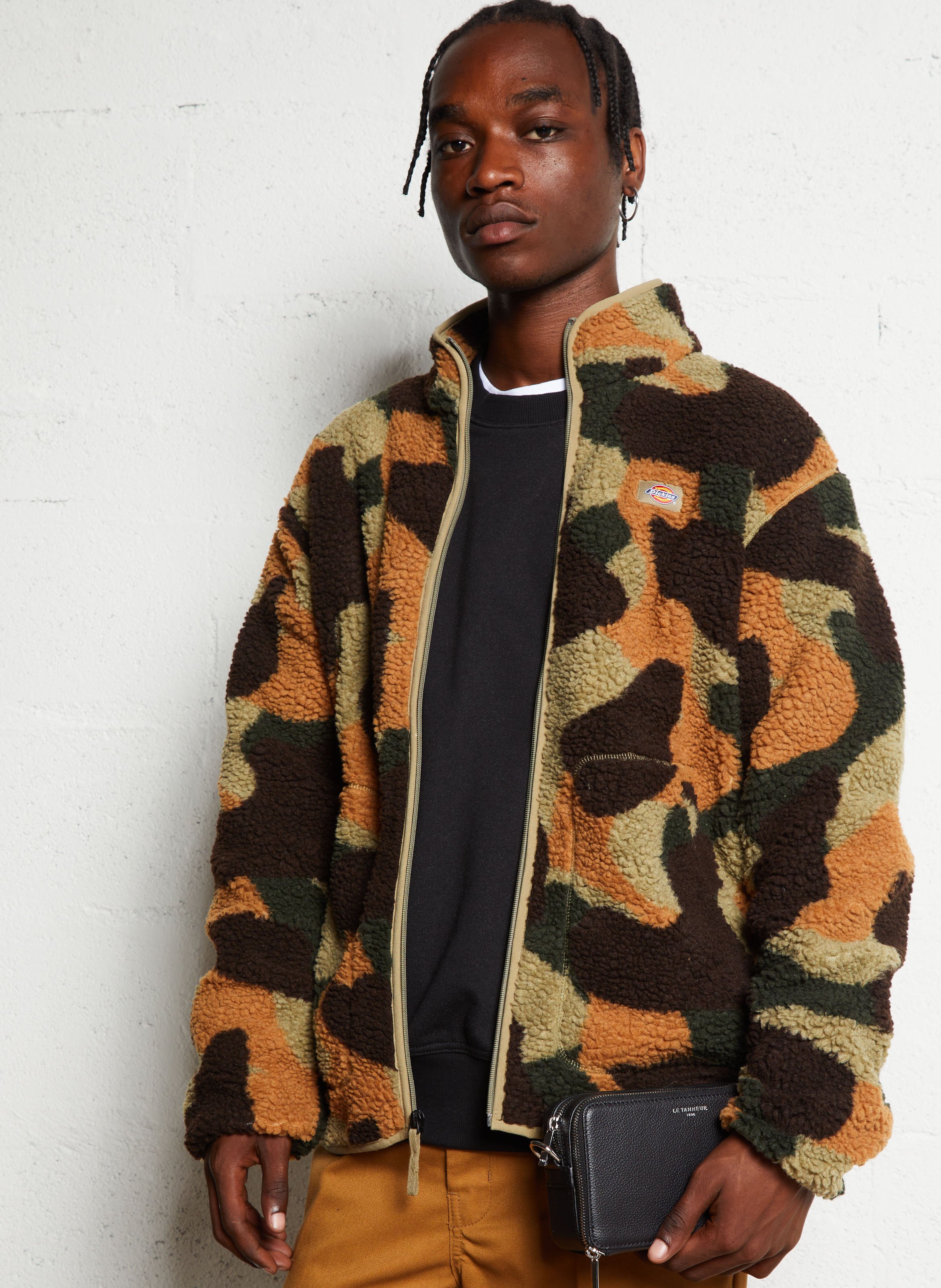 Sac bandoulière en cuir LE TANNEUR Black