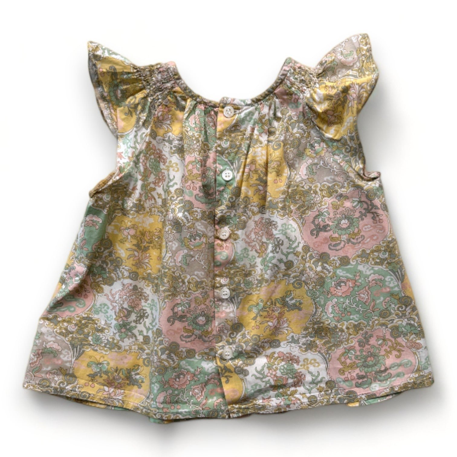 Multicolored baby dress - 12 months BONPOINT - Seconde Main Multicolored