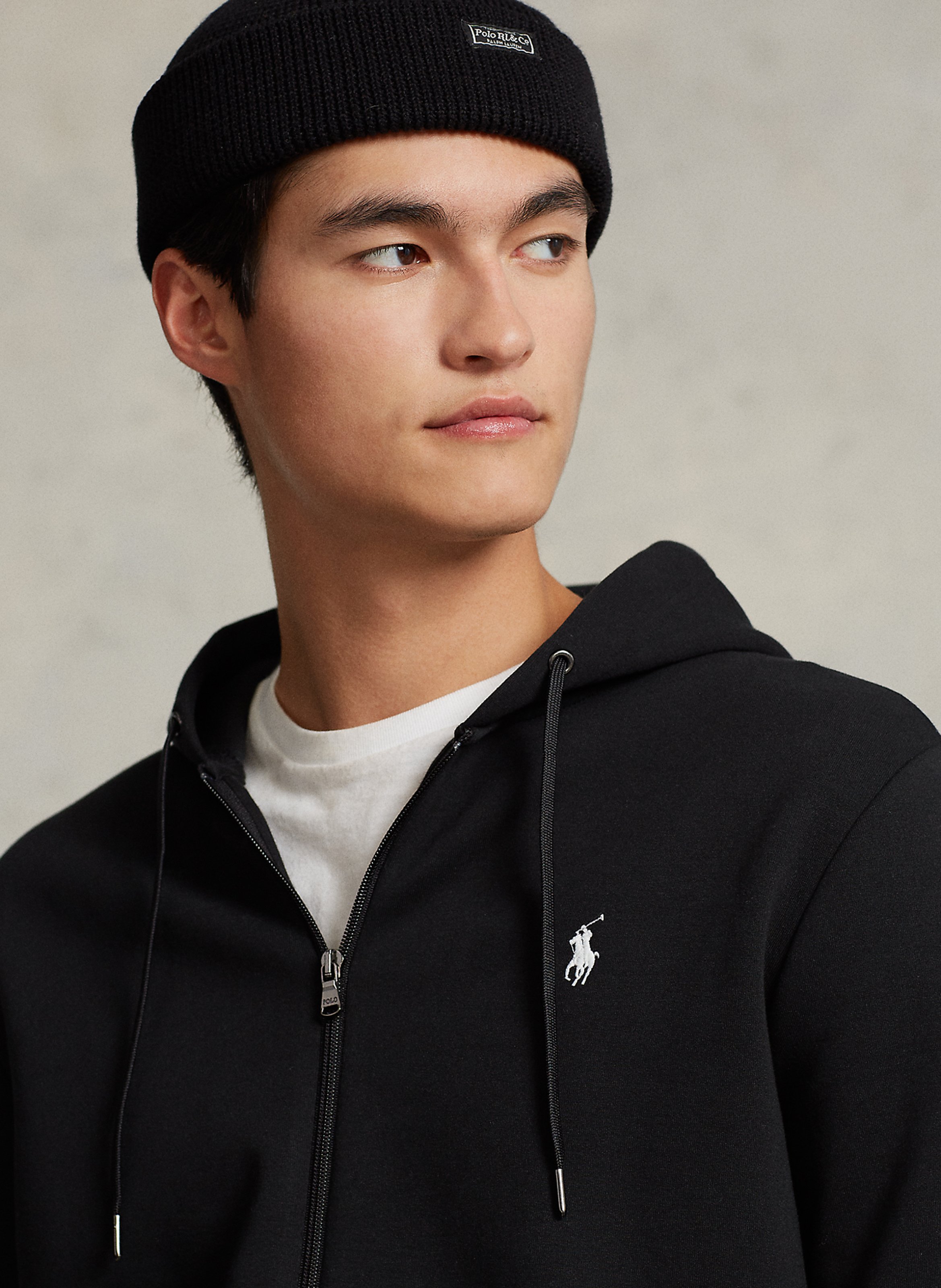 Cotton-blend hoodie POLO RALPH LAUREN Black