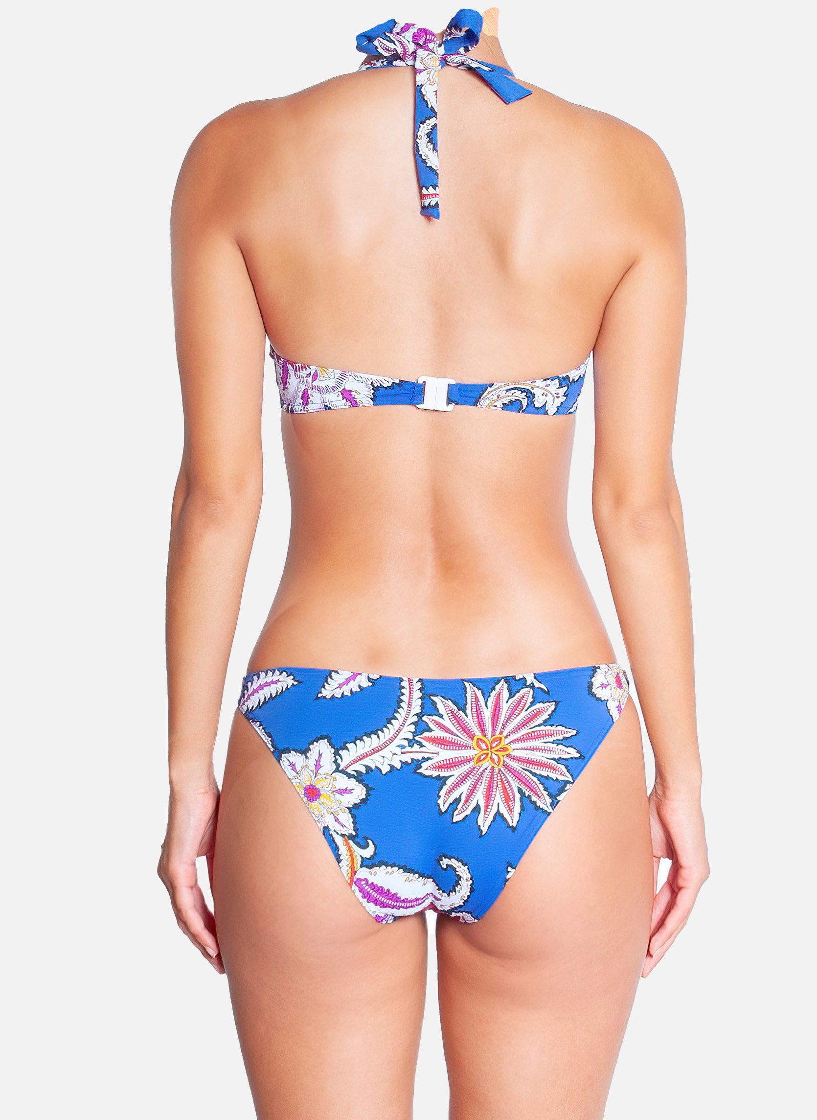 Synthetic underwired bra HUIT Blue