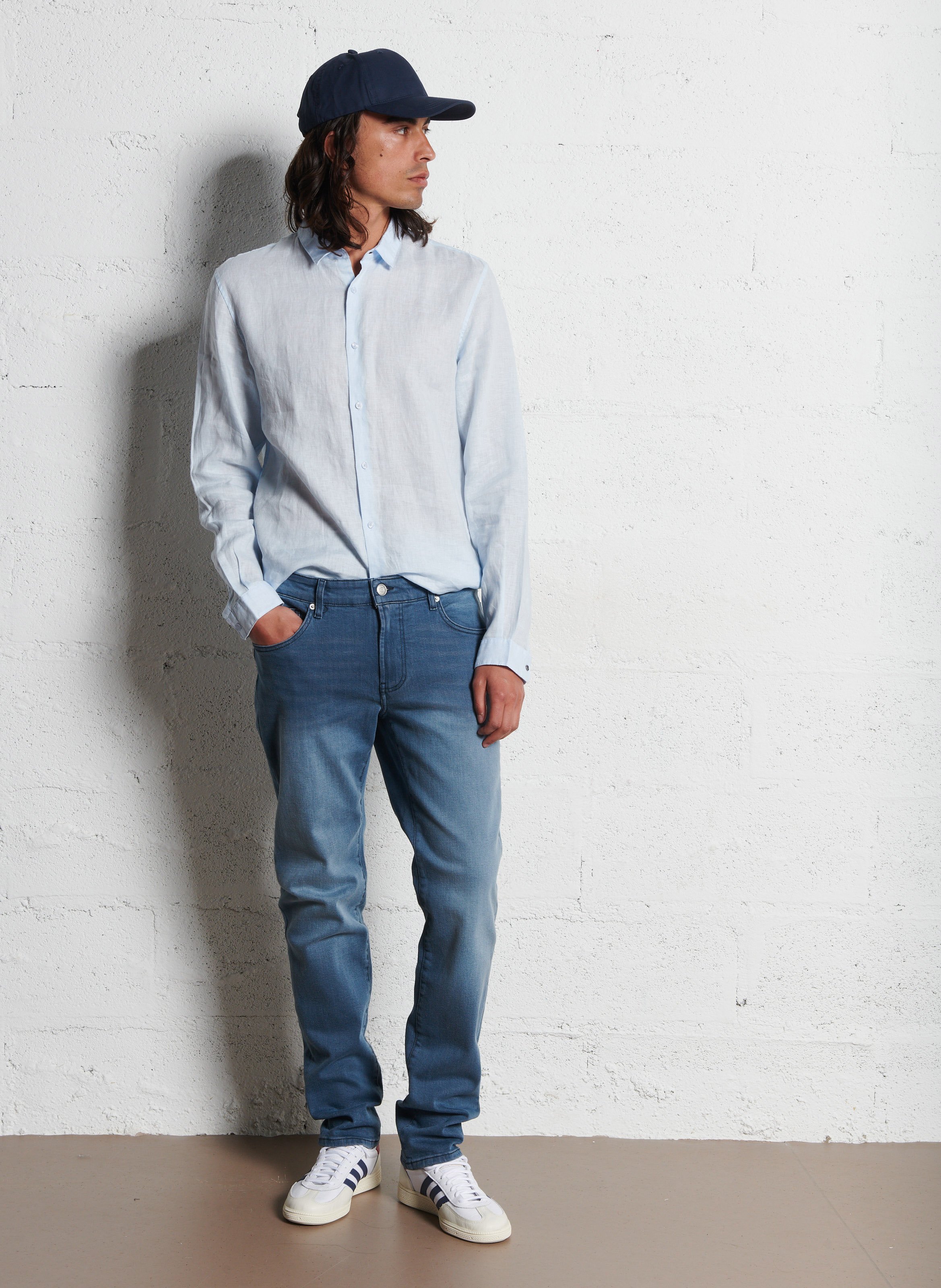 High-rise slim-fit jeans IKKS Blue