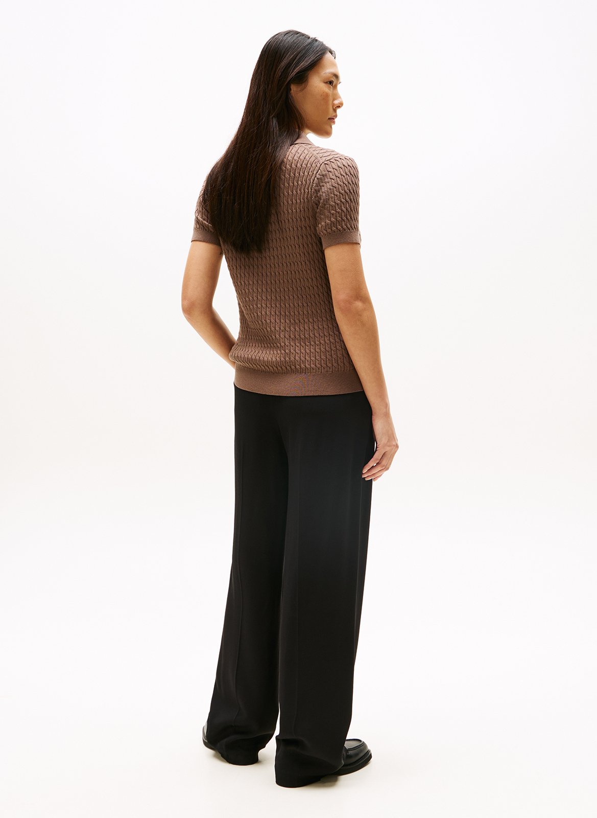 Cotton polo TOMMY HILFIGER Brown